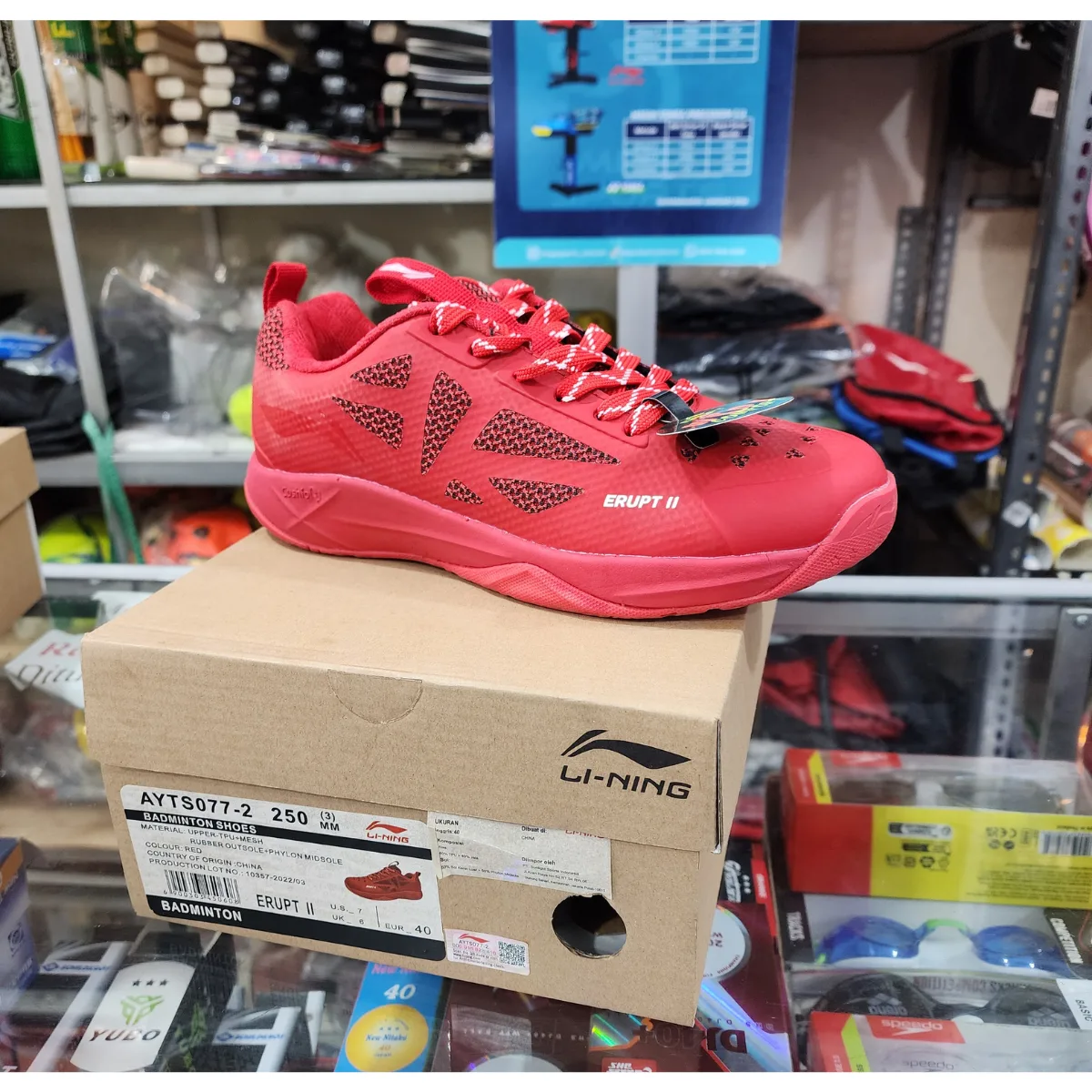[9.9 Mega] Sepatu Lining ERUPT II PROMO KHUSUS MEGA SPORTS
