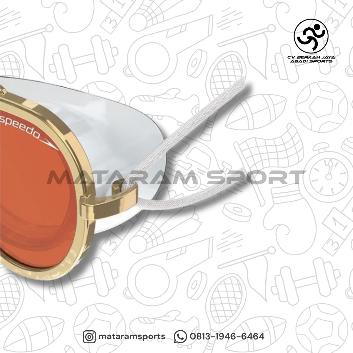 Adult Sunny G Mariner Mirrored Goggles - Gold / Bronze / Crimson 4