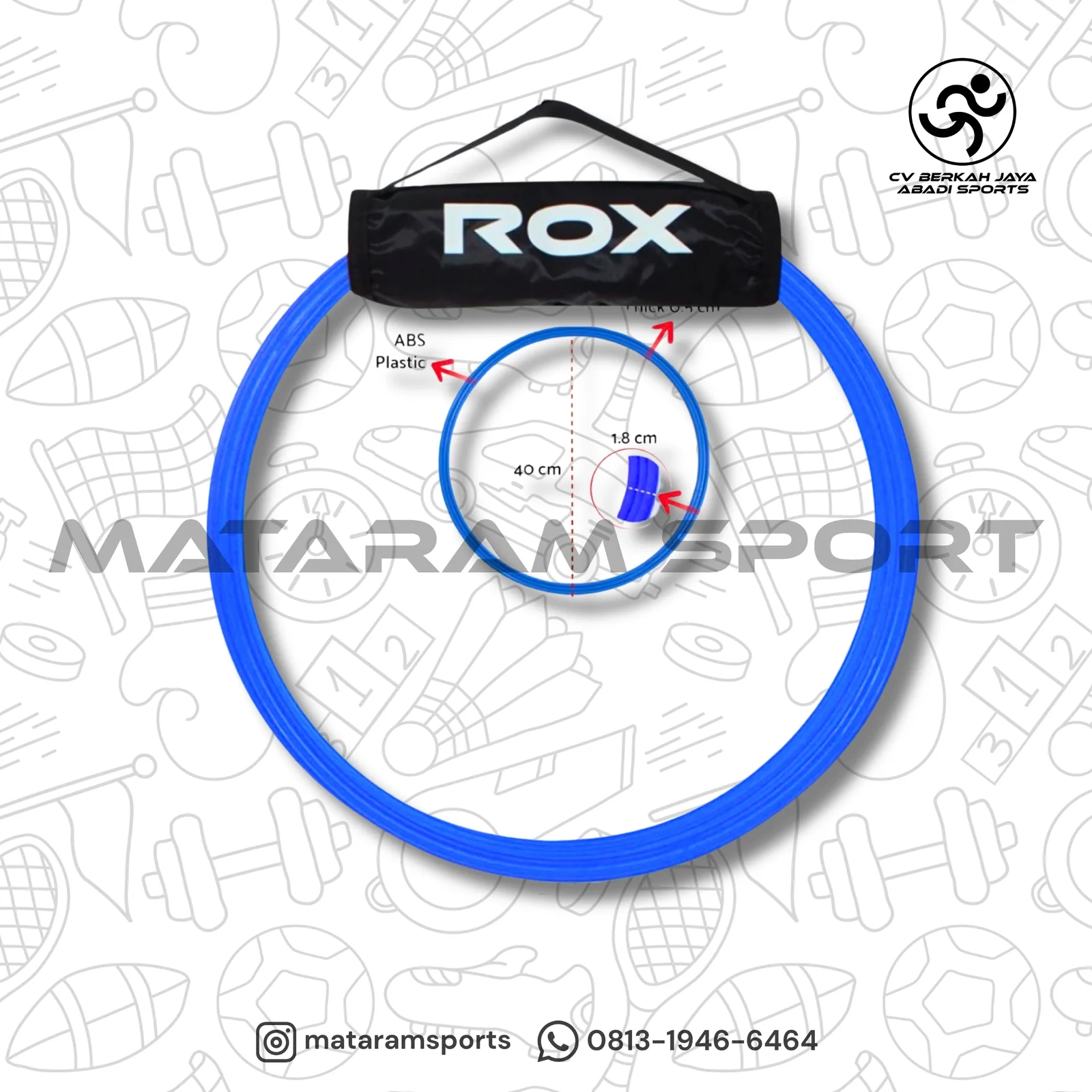 Agility Ring Circle Rox 40cm dan 50cm