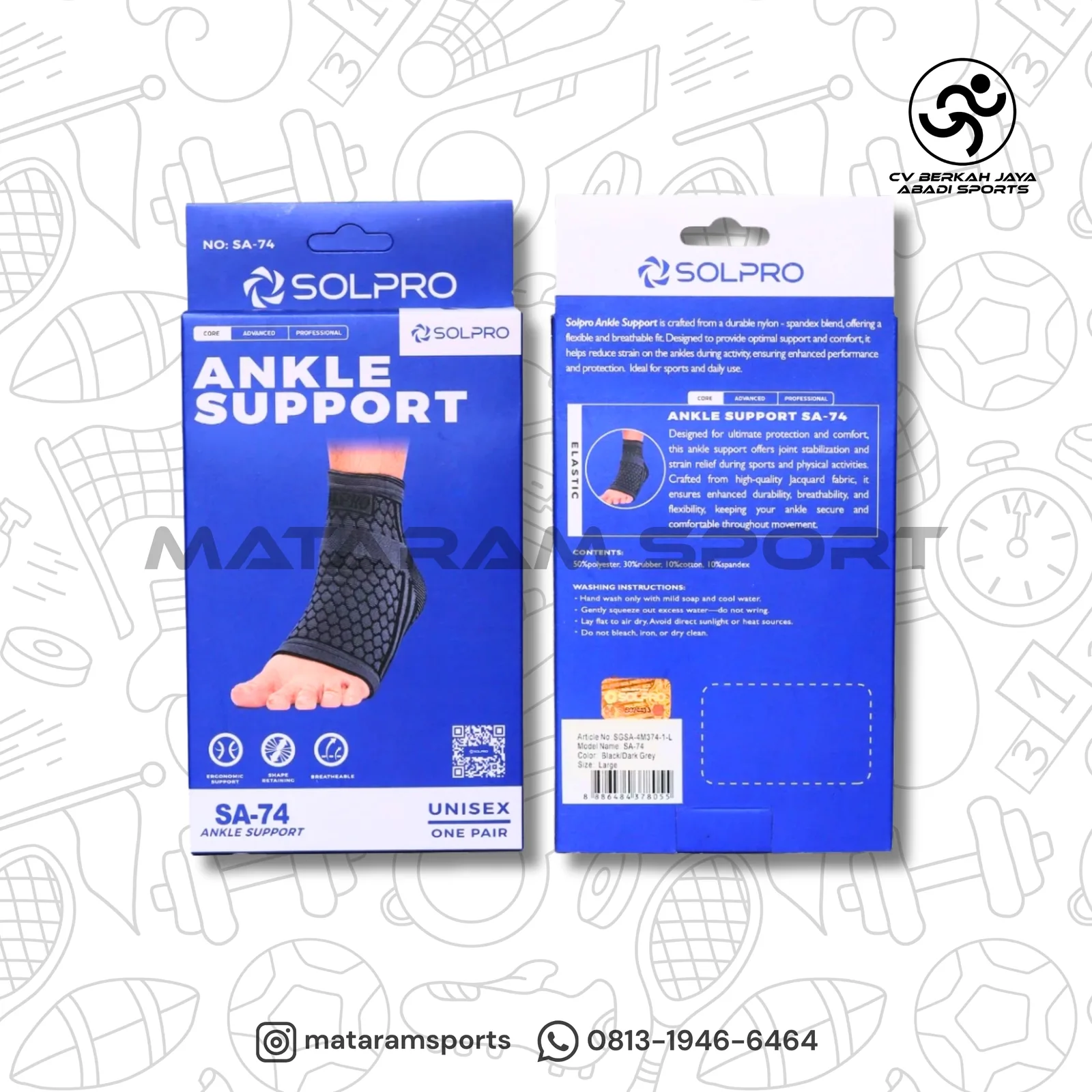 Ankle Support / Deker Tumit Solpro SA-74
