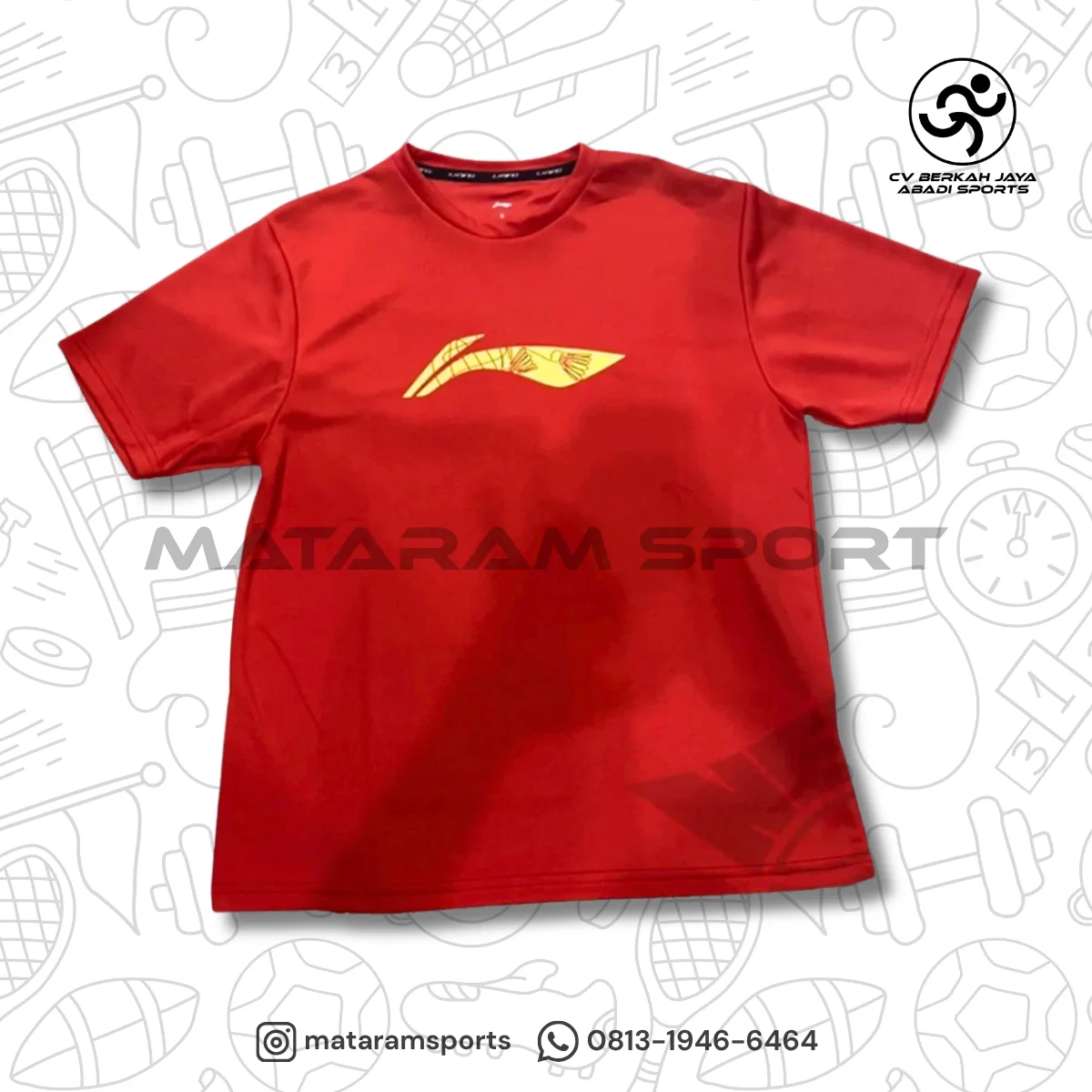 Baju Badminton Lining ATSSD71-2 RED