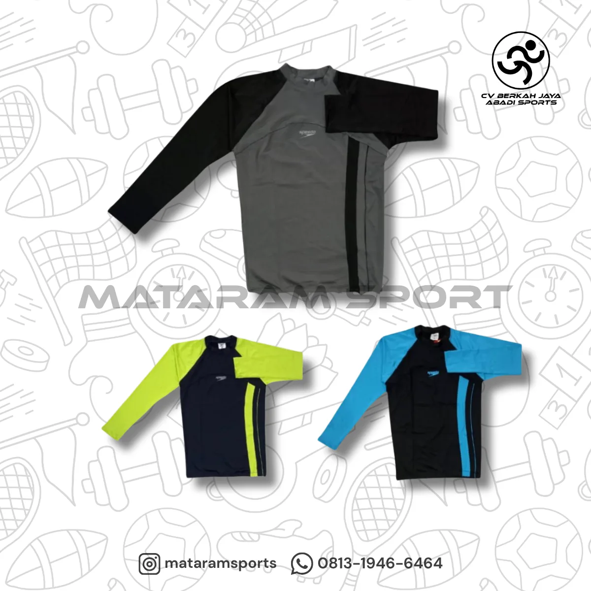 Baju Renang Atasan Lengan Panjang
