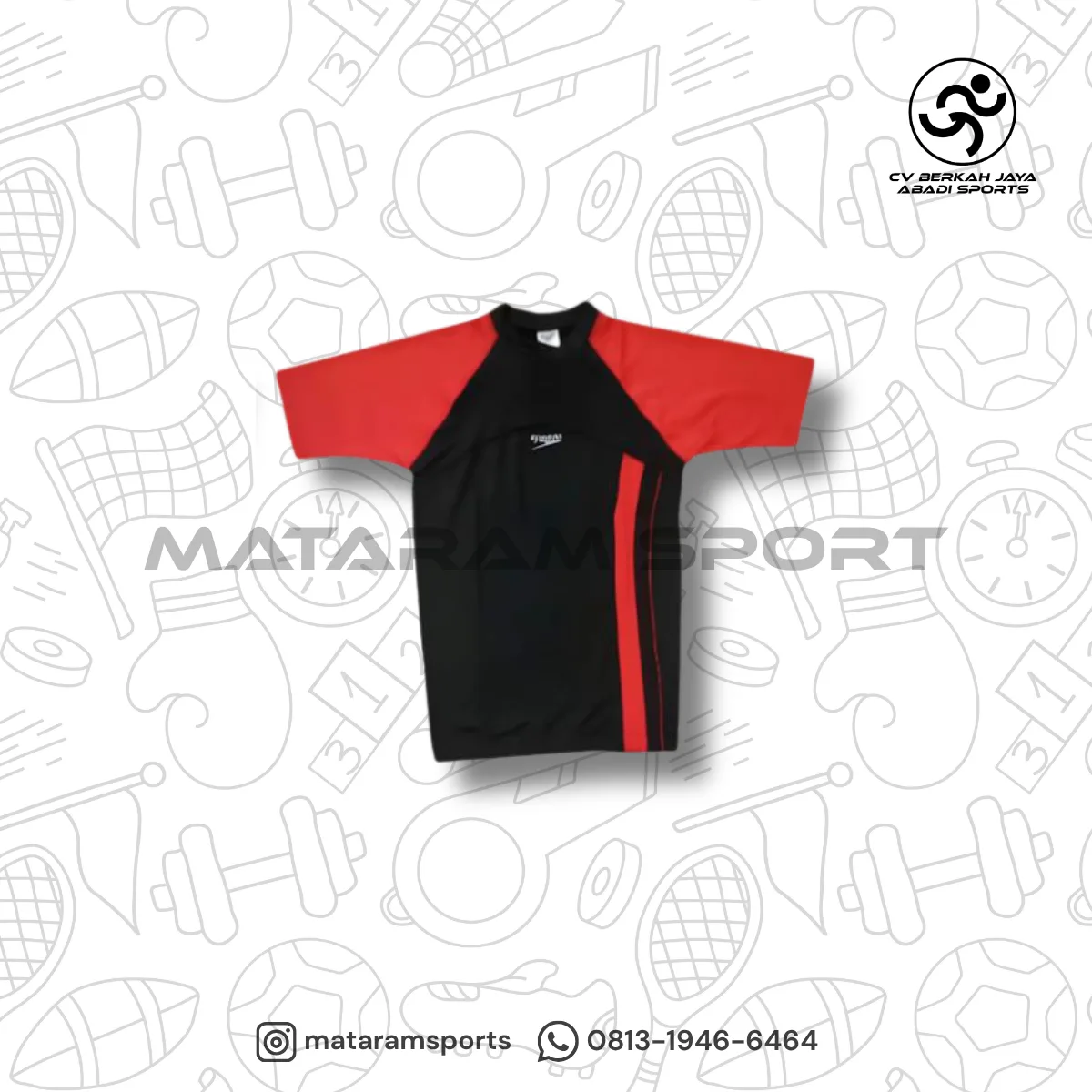 Baju Renang Atasan Lengan Pendek 3