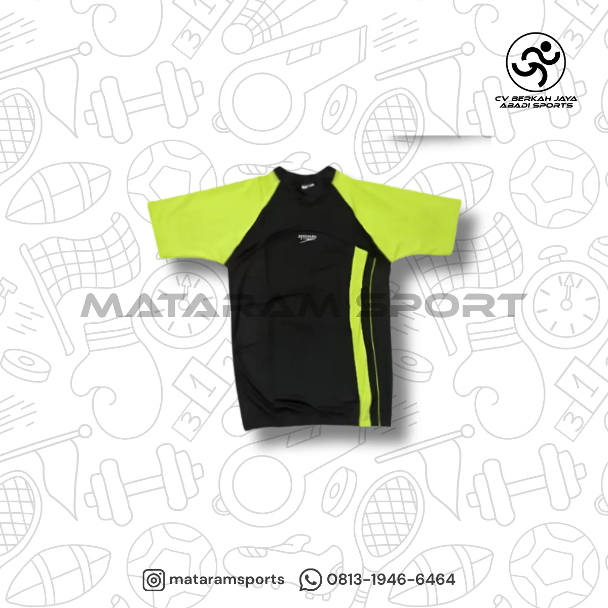 Baju Renang Atasan Lengan Pendek 2