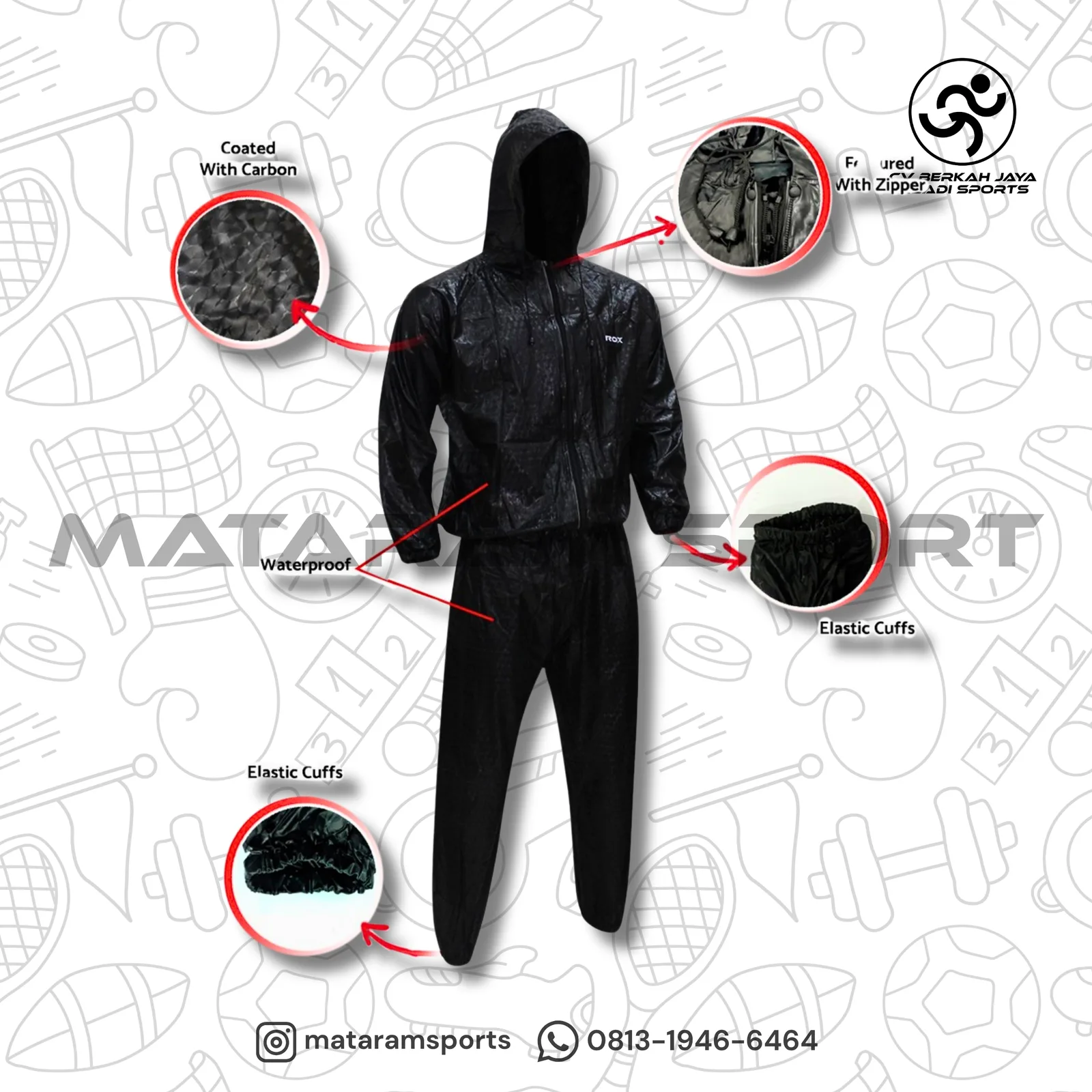 Baju Sauna ROX RSS-A3