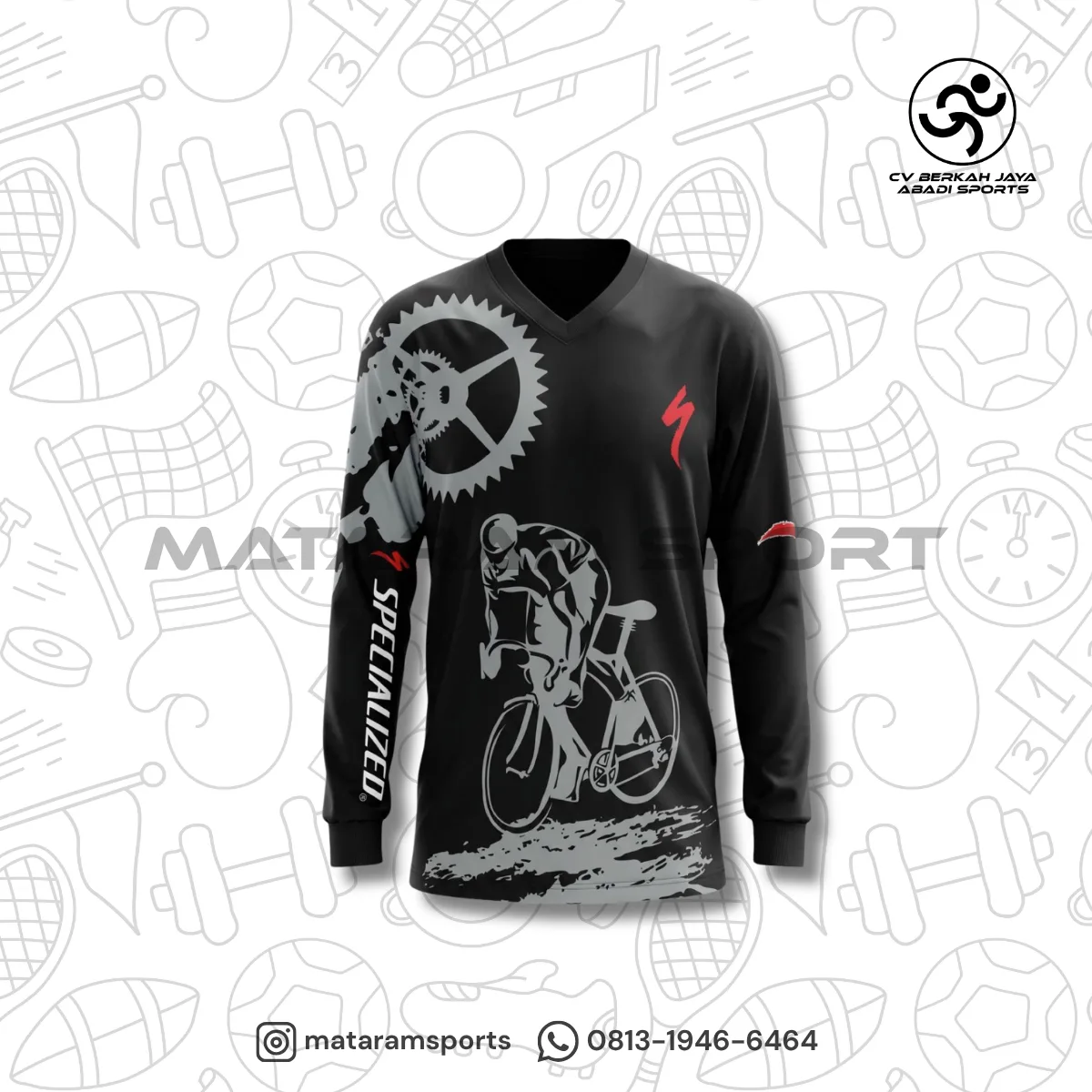 Baju Sepeda Lengan Panjang