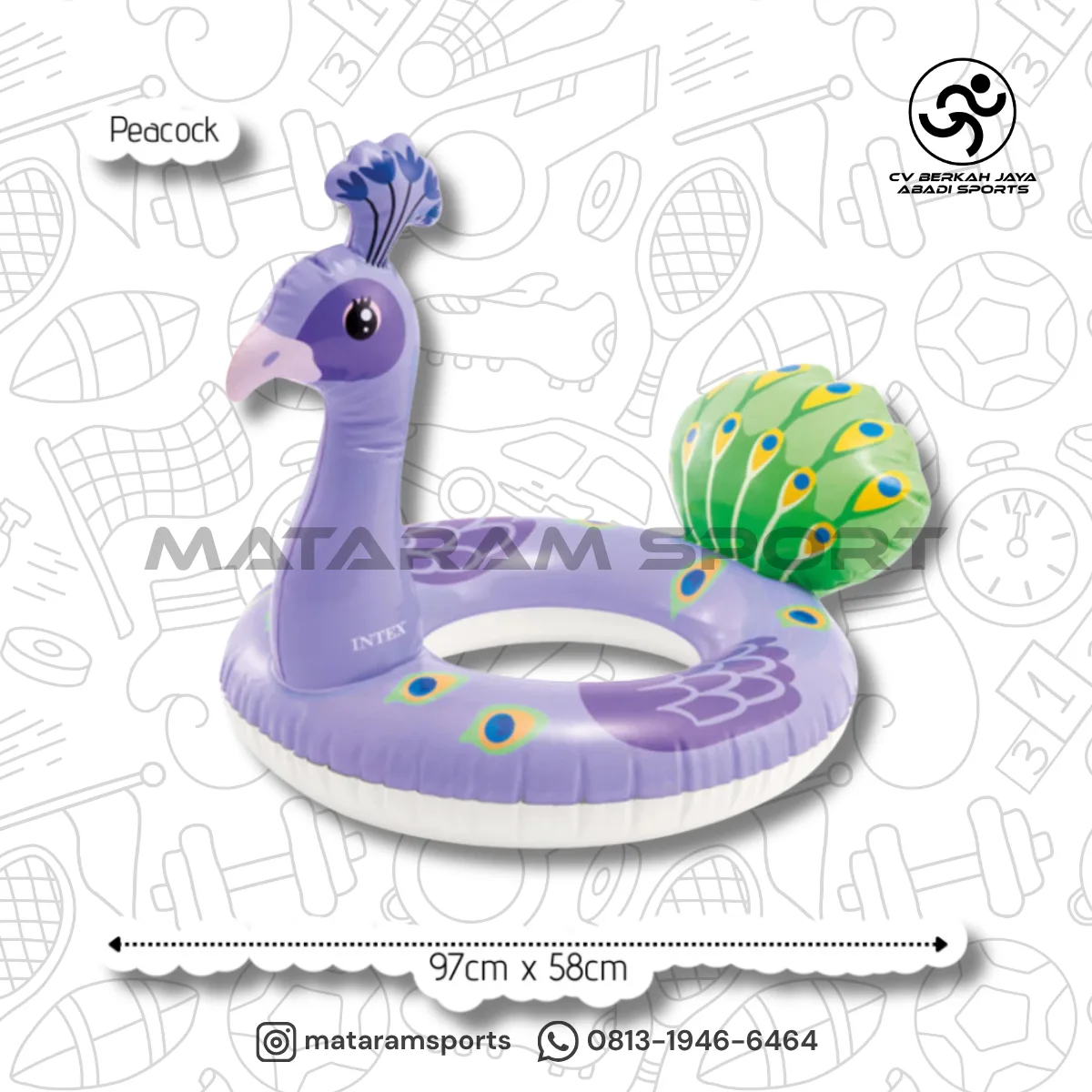 Ban/Pelampung INTEX New Big Animal Rings 3