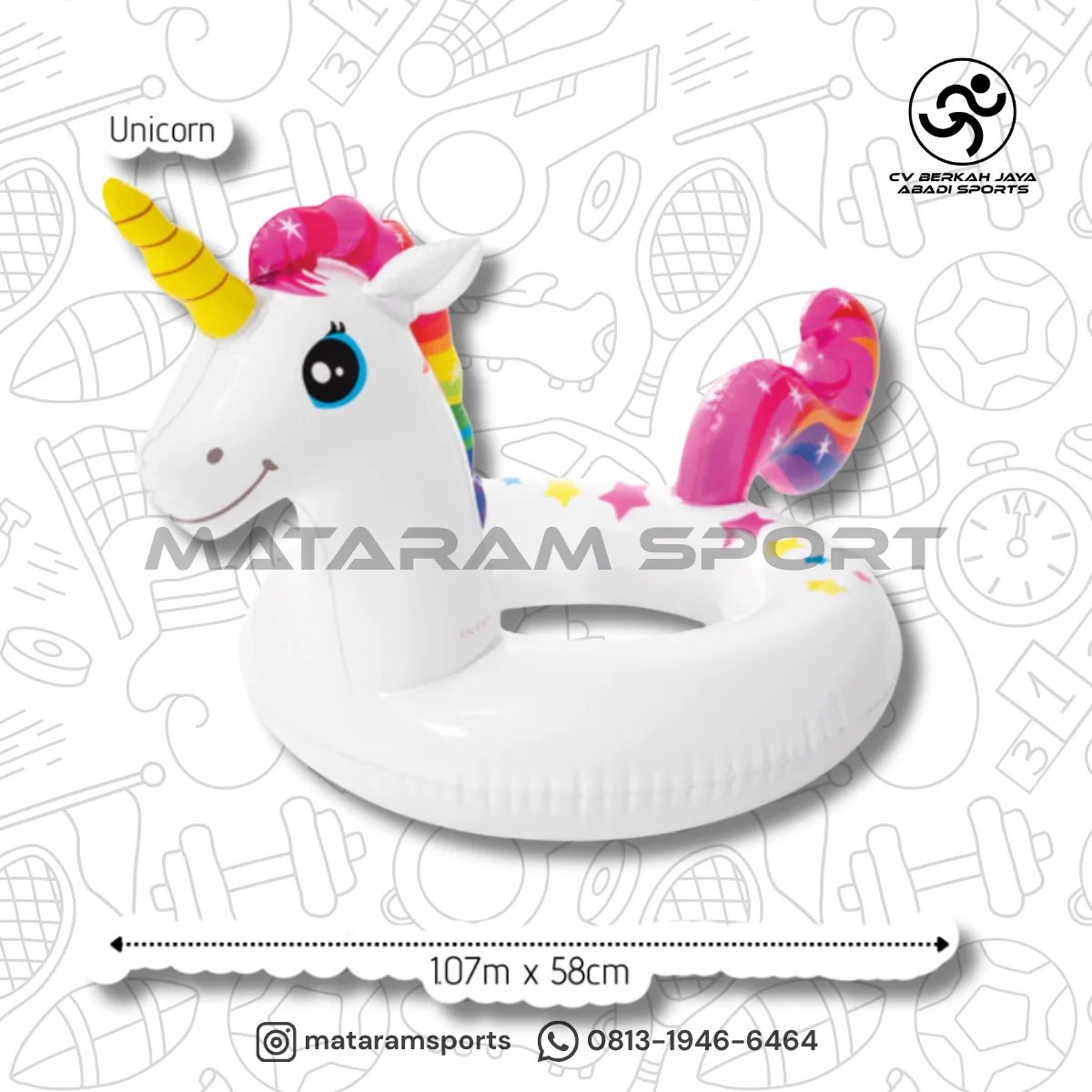 Ban/Pelampung INTEX New Big Animal Rings 4