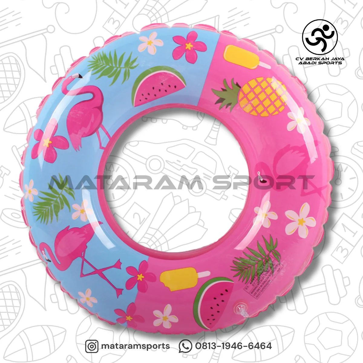 Ban/Pelampung Renang Flamingo 70 cm