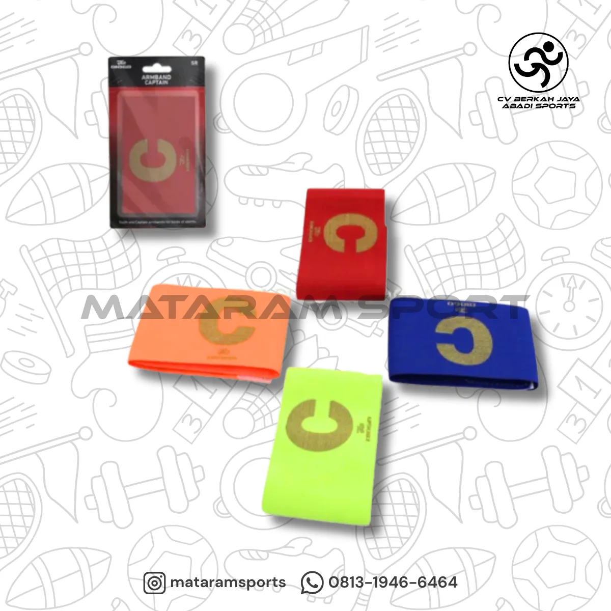 Band Kapten Armband Captain Sepak Bola Futsal Diogo