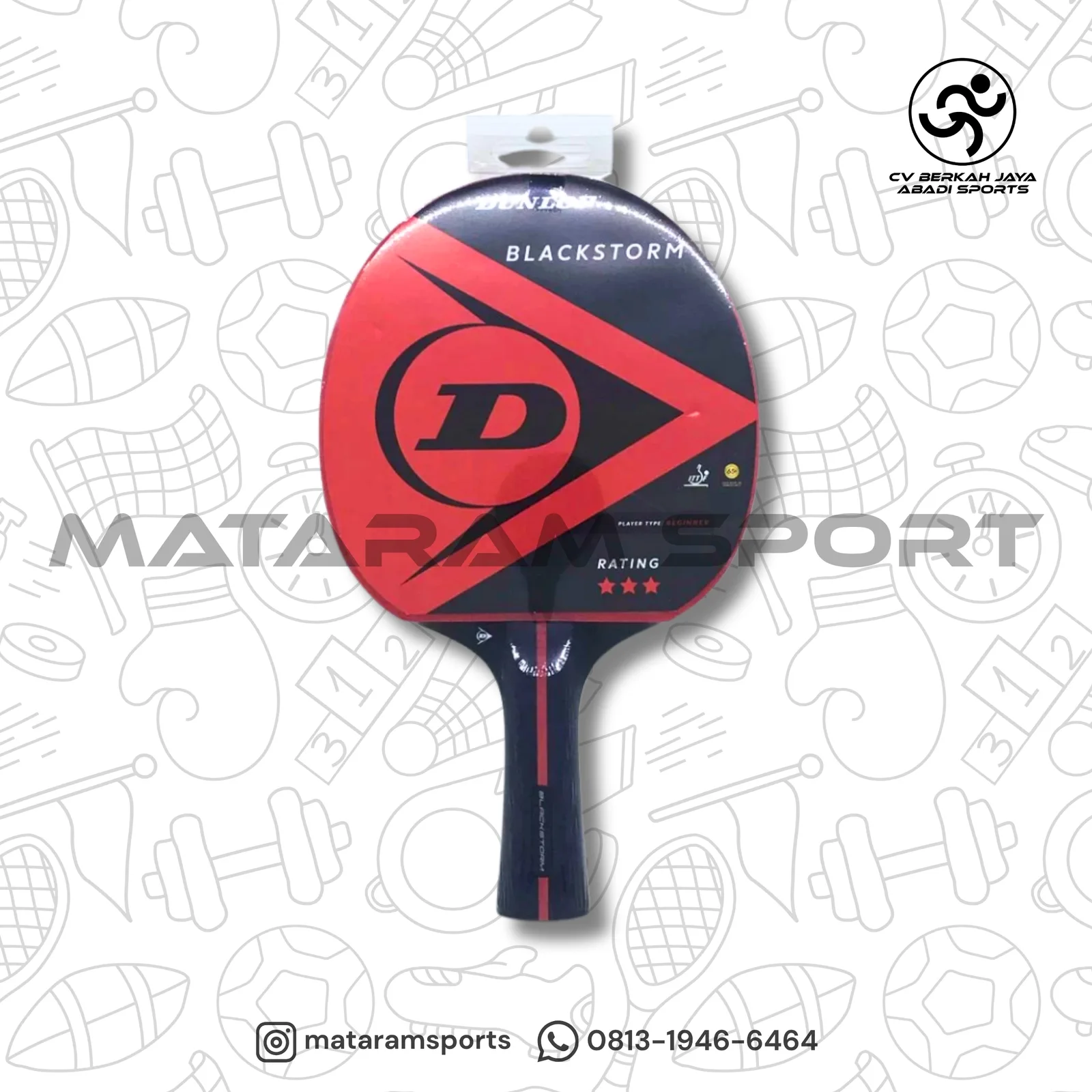 Bed Pingpong Dunlop BlackStorm