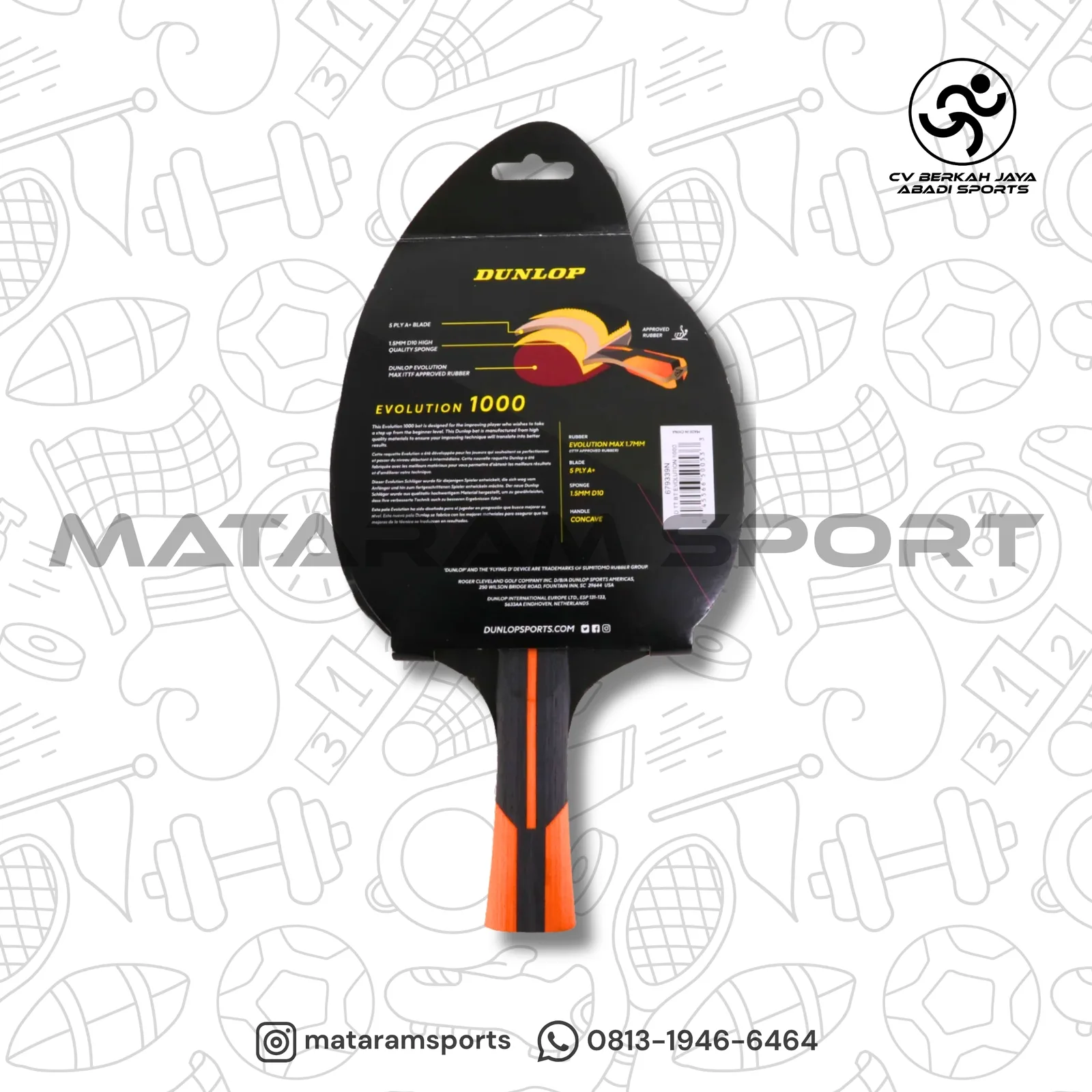 Bed pingpong Dunlop Evolution 1000 3