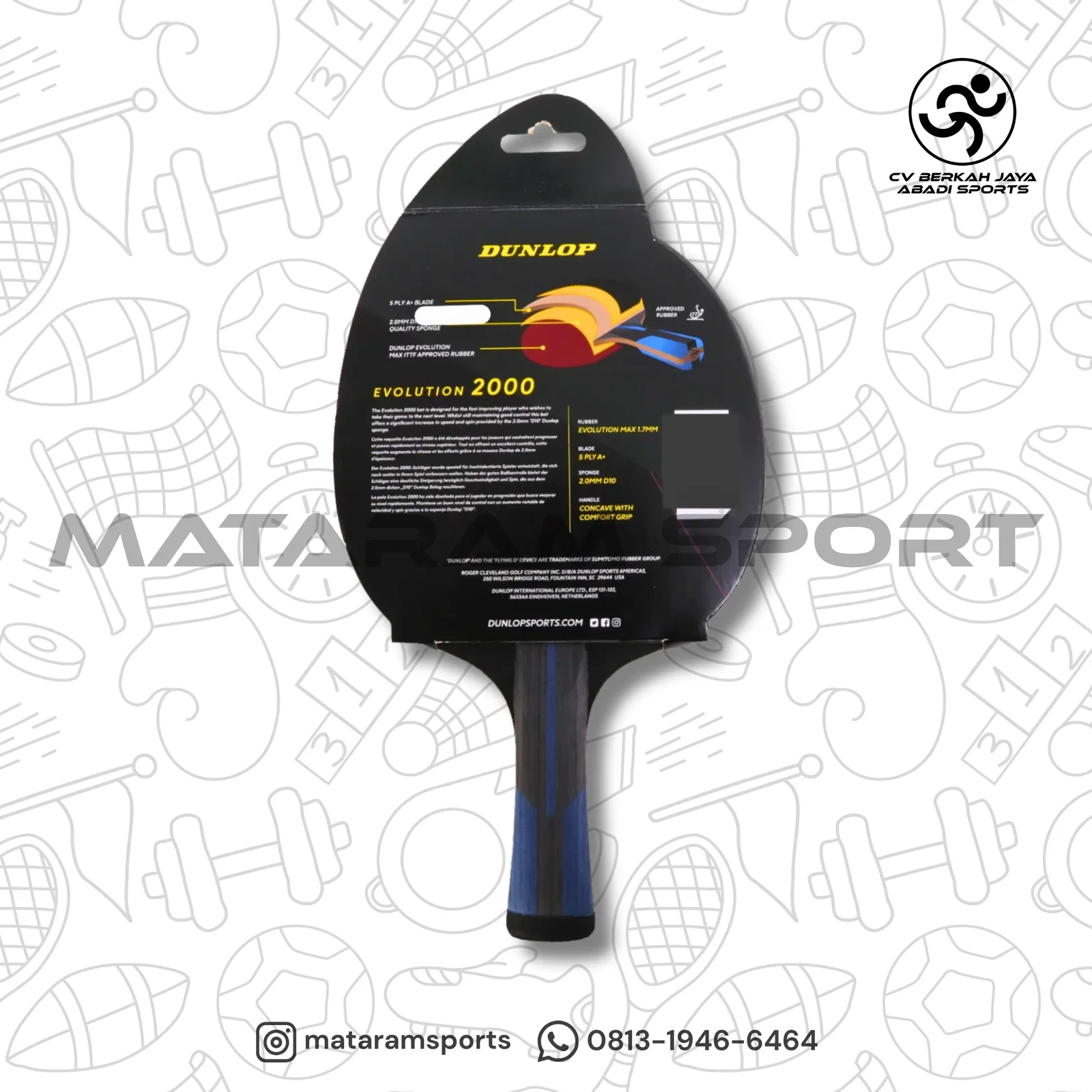 Bed Pingpong Dunlop Evolution 2000 3