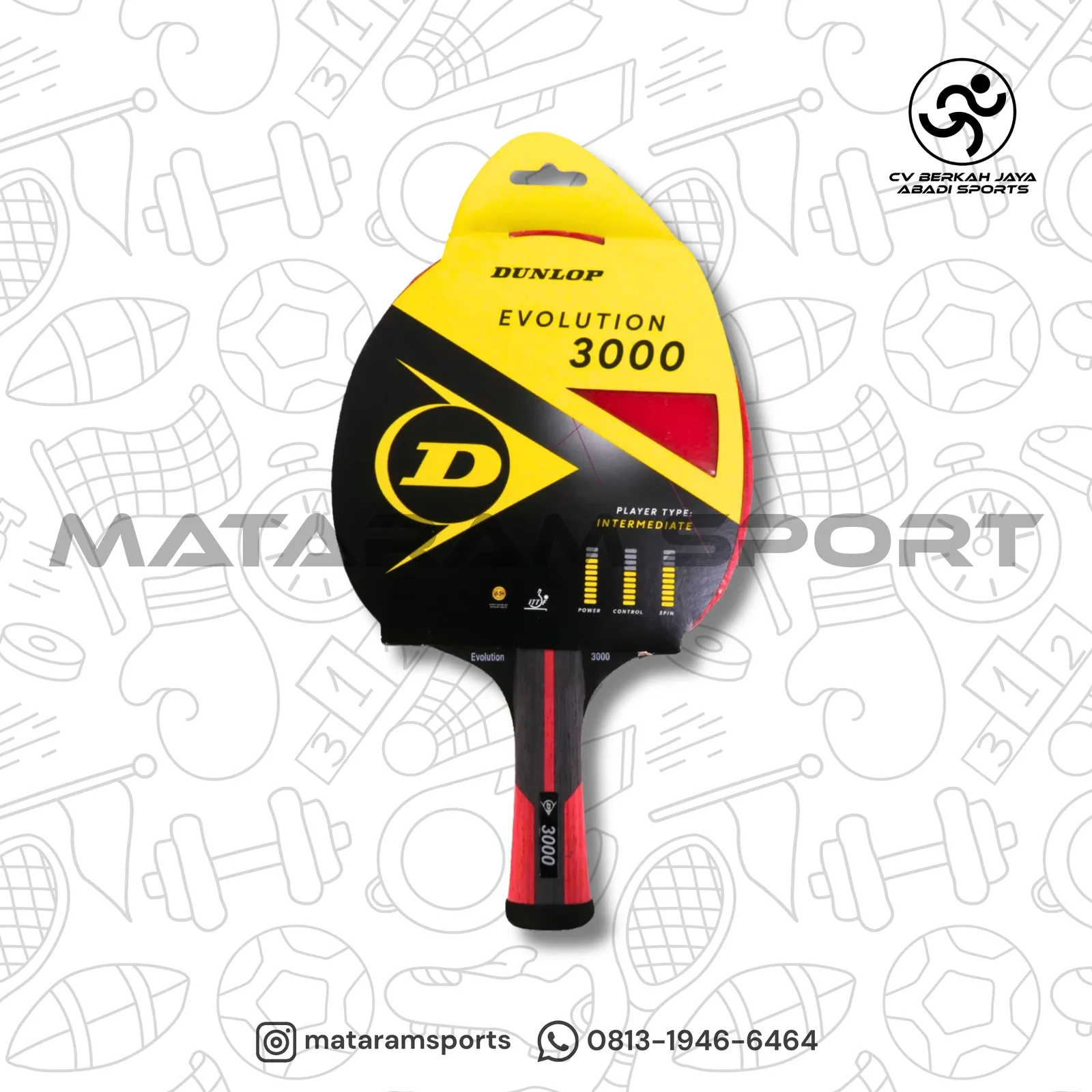 Bed Pingpong Dunlop Evolution 3000 2