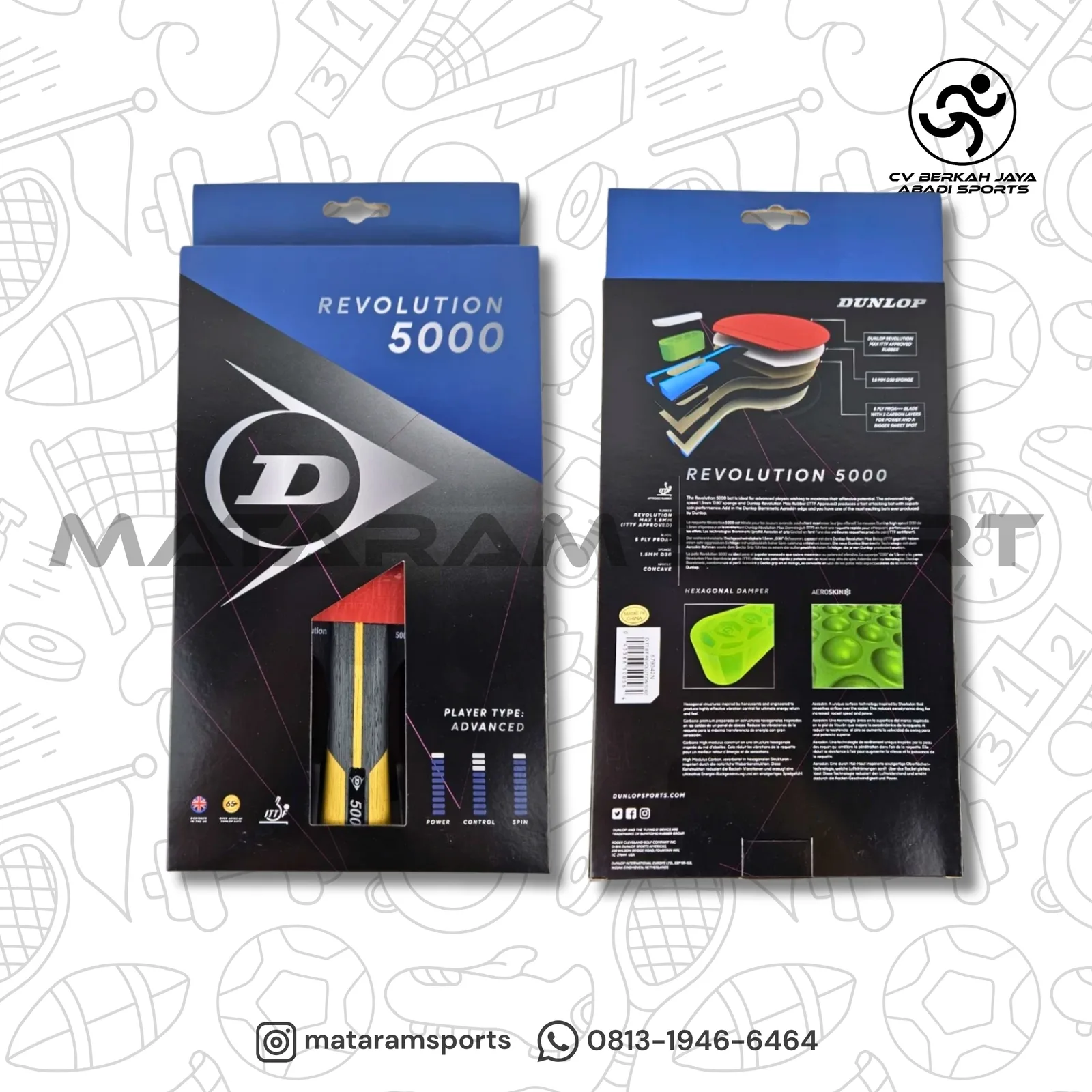 Bed Pingpong Dunlop Evolution 5000 2