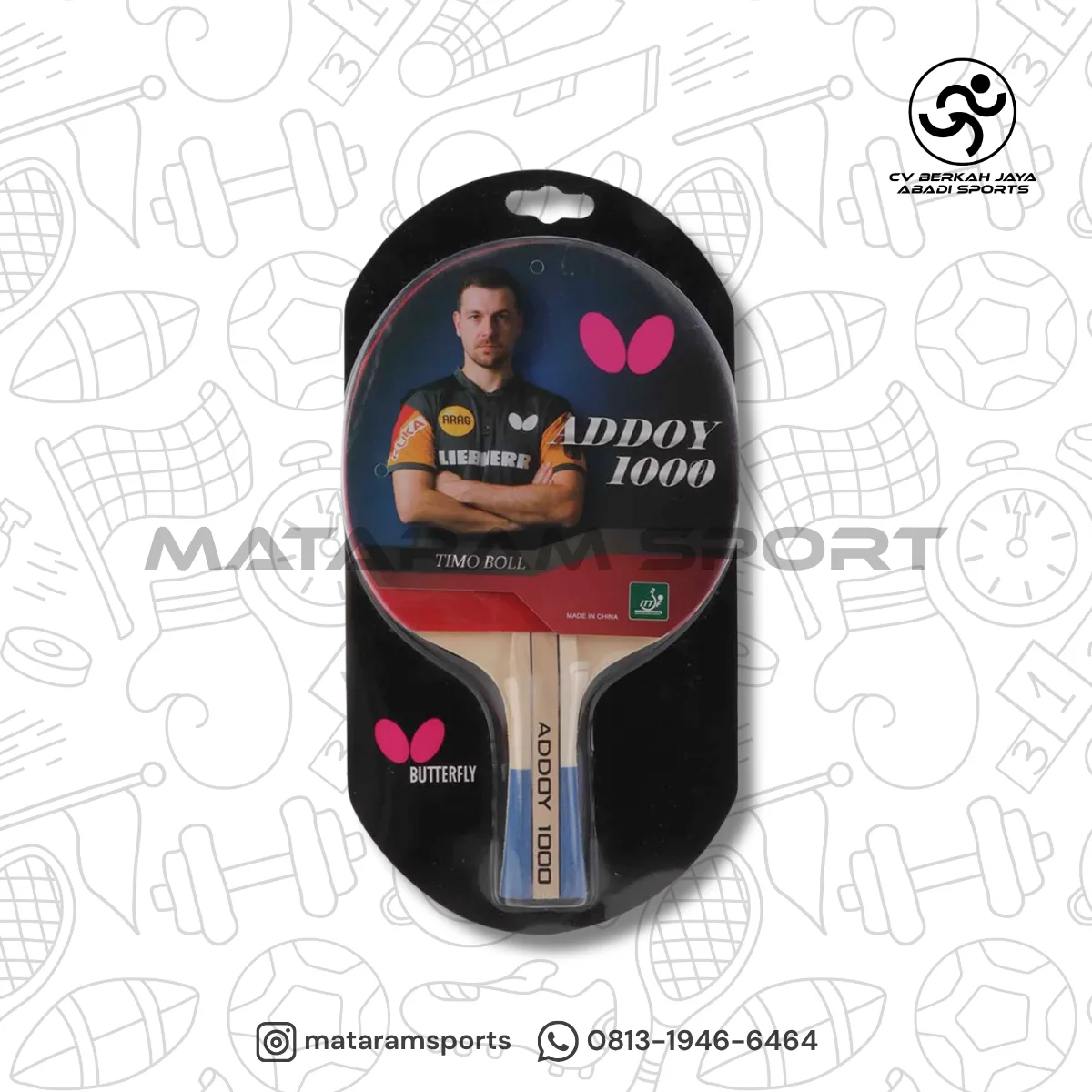 Bed Tenis Meja Butterfly Addoy 1000