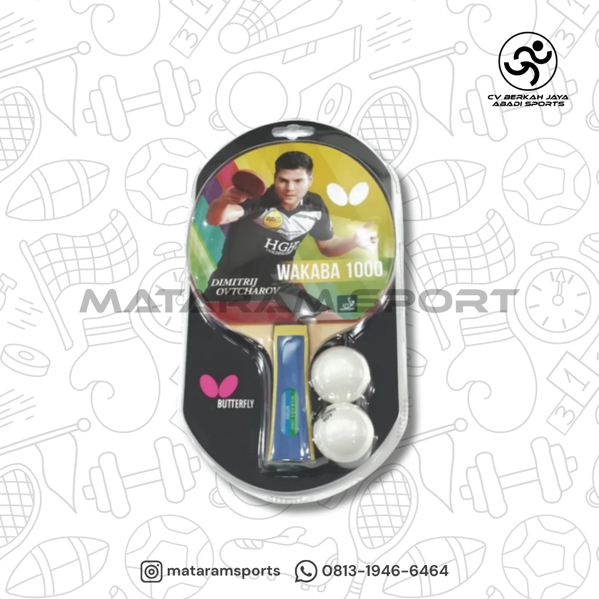 Bed Tenis Meja Butterfly Wakaba 1000