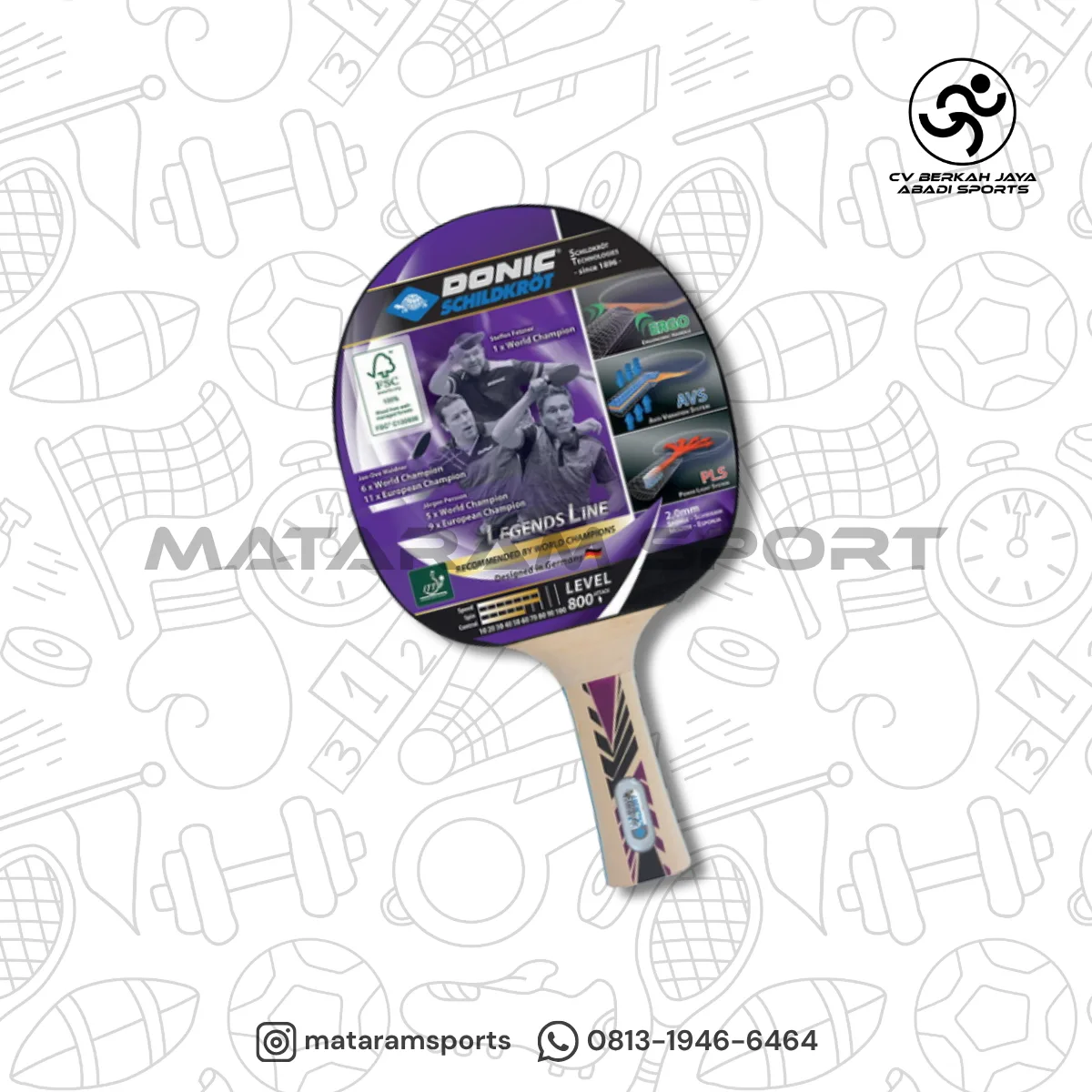 Bed Tenis Meja Donic Schildkrot Legends Line Level 800