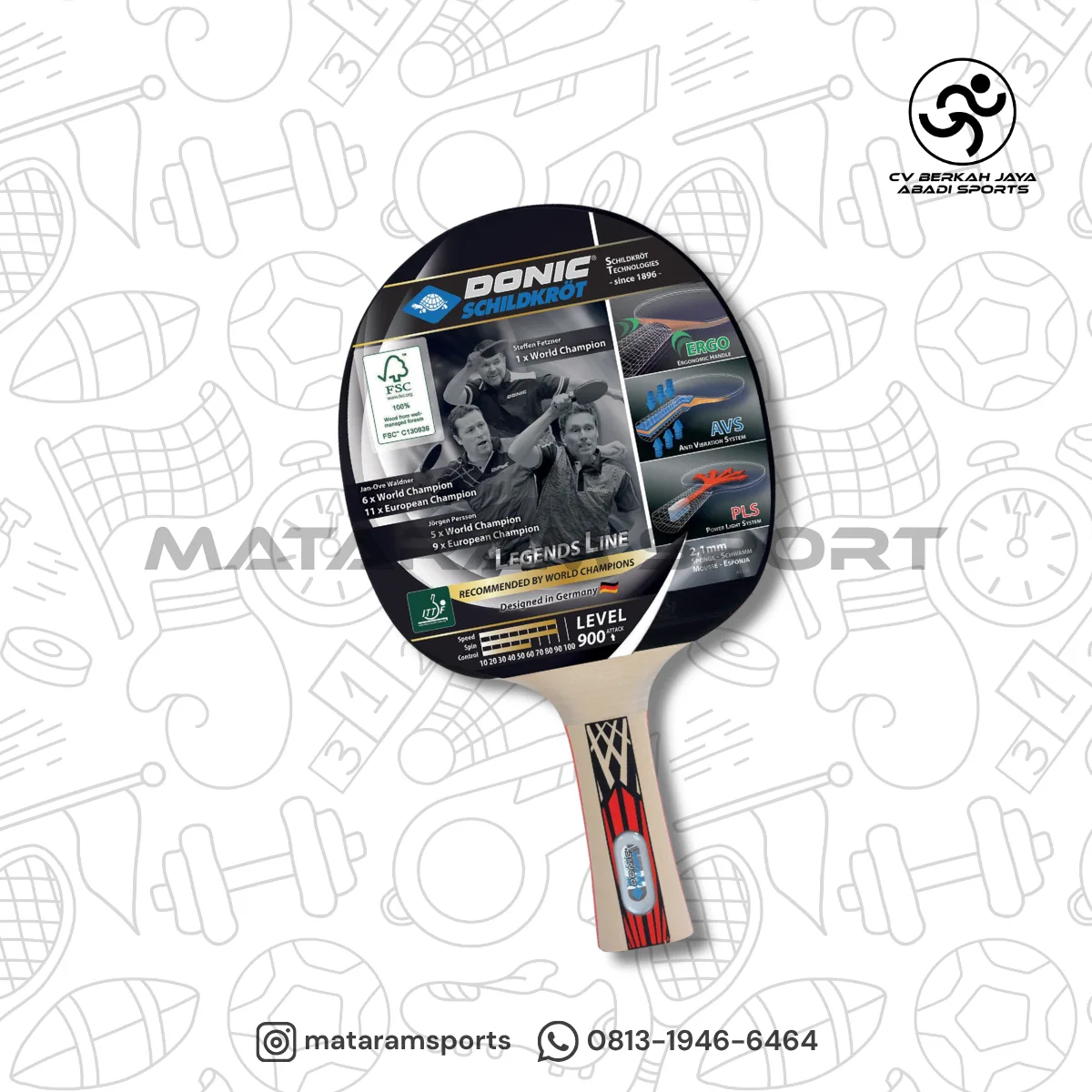 Bed Tenis Meja Donic Schildkrot Legends Line Level 900