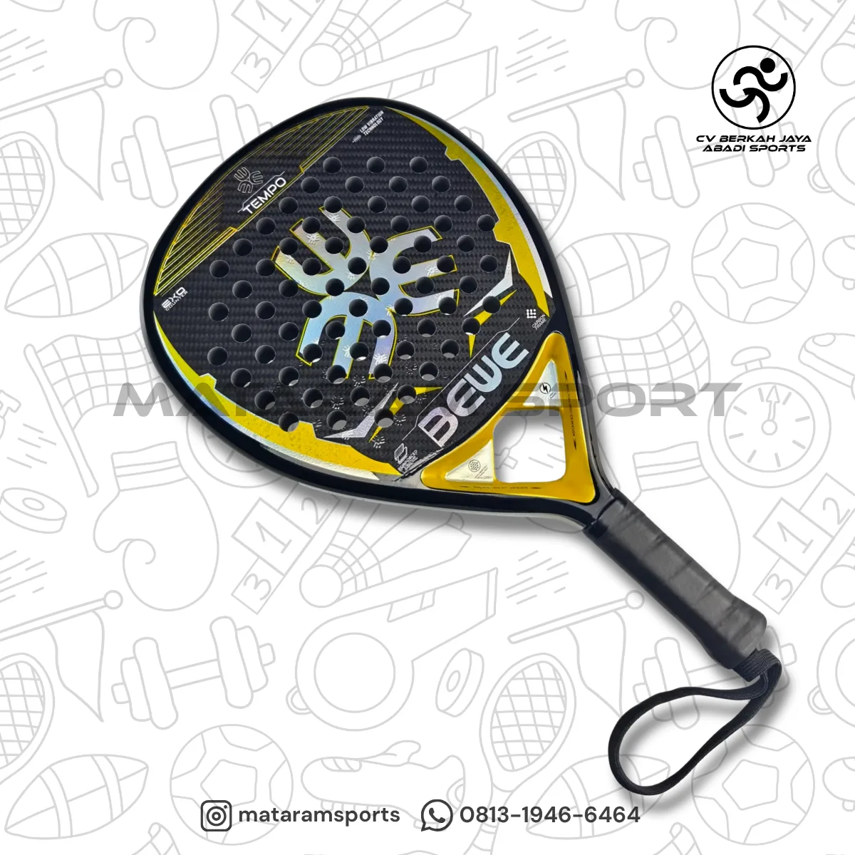 Bewe Btr-4052 Tempo Raket Padel Karbon 2