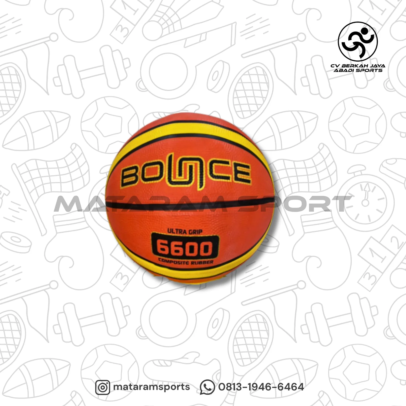 Bola Basket Bounce Composite Rubber (5100 / 6600 / 7100) 3