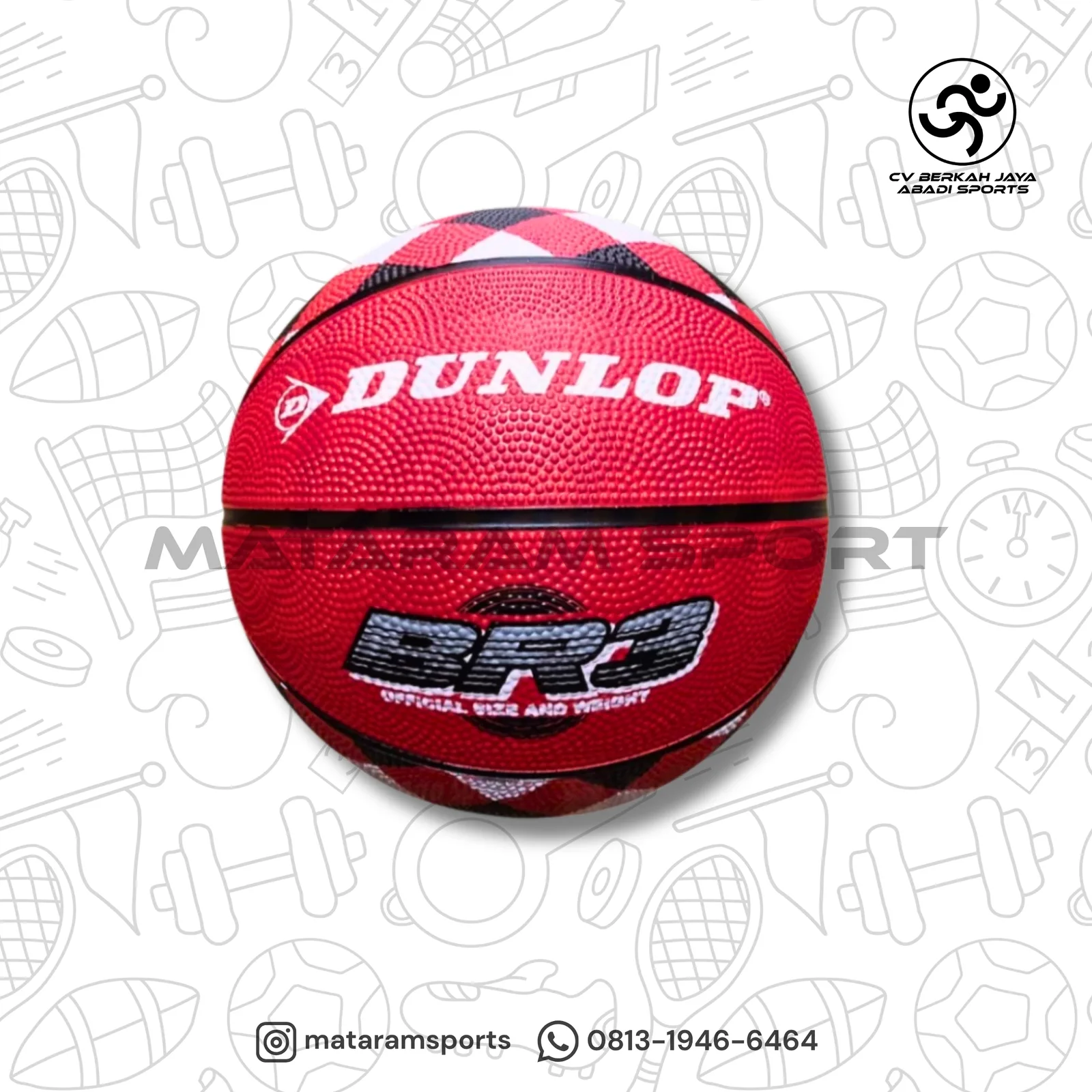 Bola Basket Dunlop BR 3
