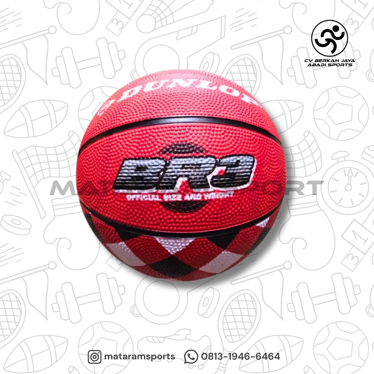 Bola Basket Dunlop BR 3 3