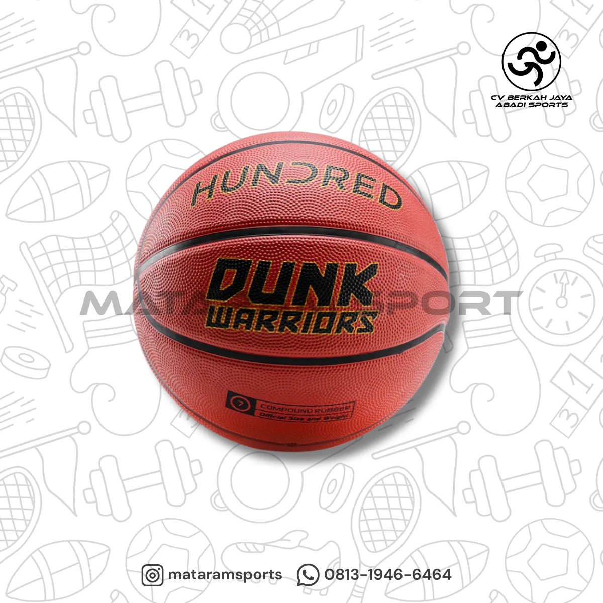 Bola Basket Hundred Dunk Warrior 3