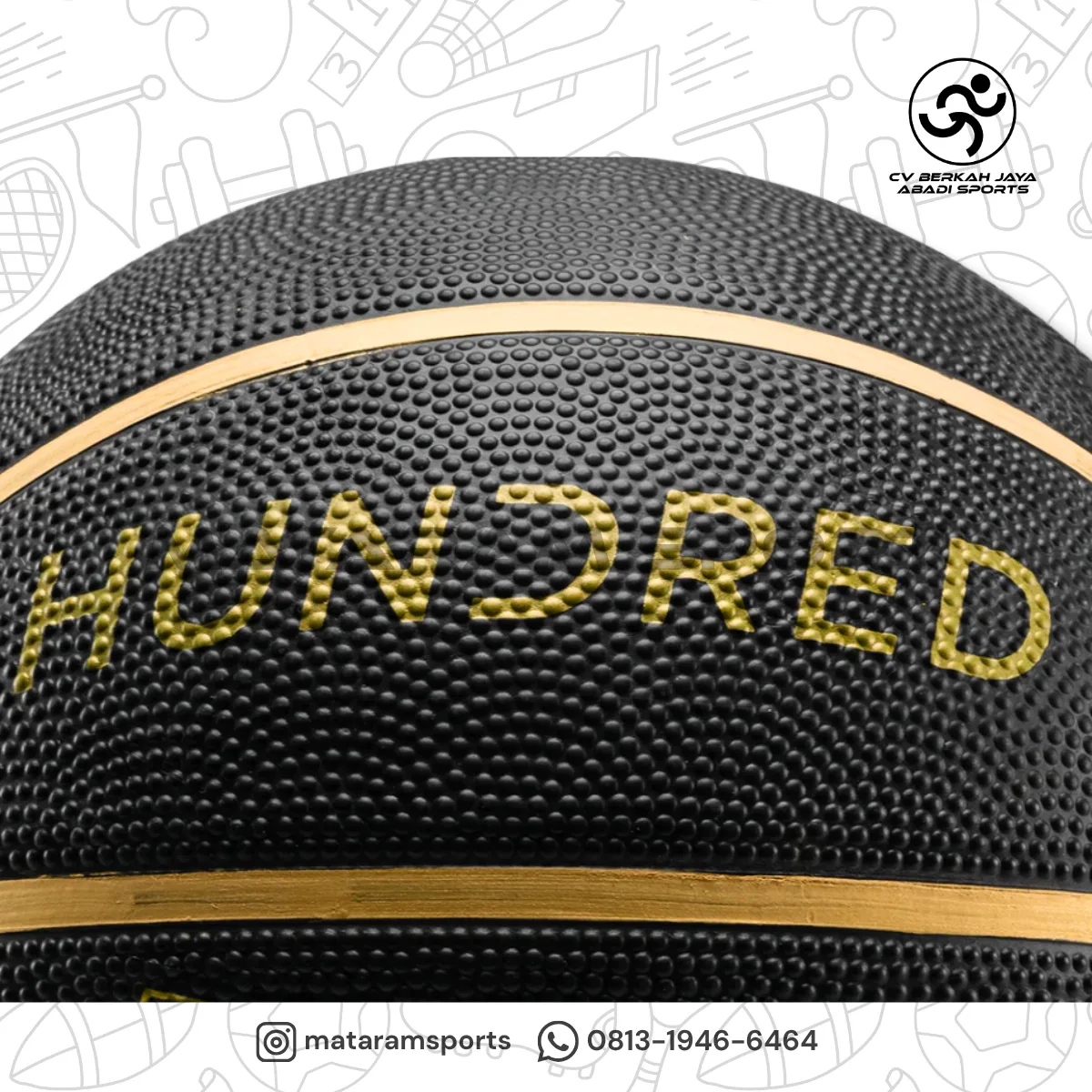 Bola Basket Hundred Dunk Warrior 5