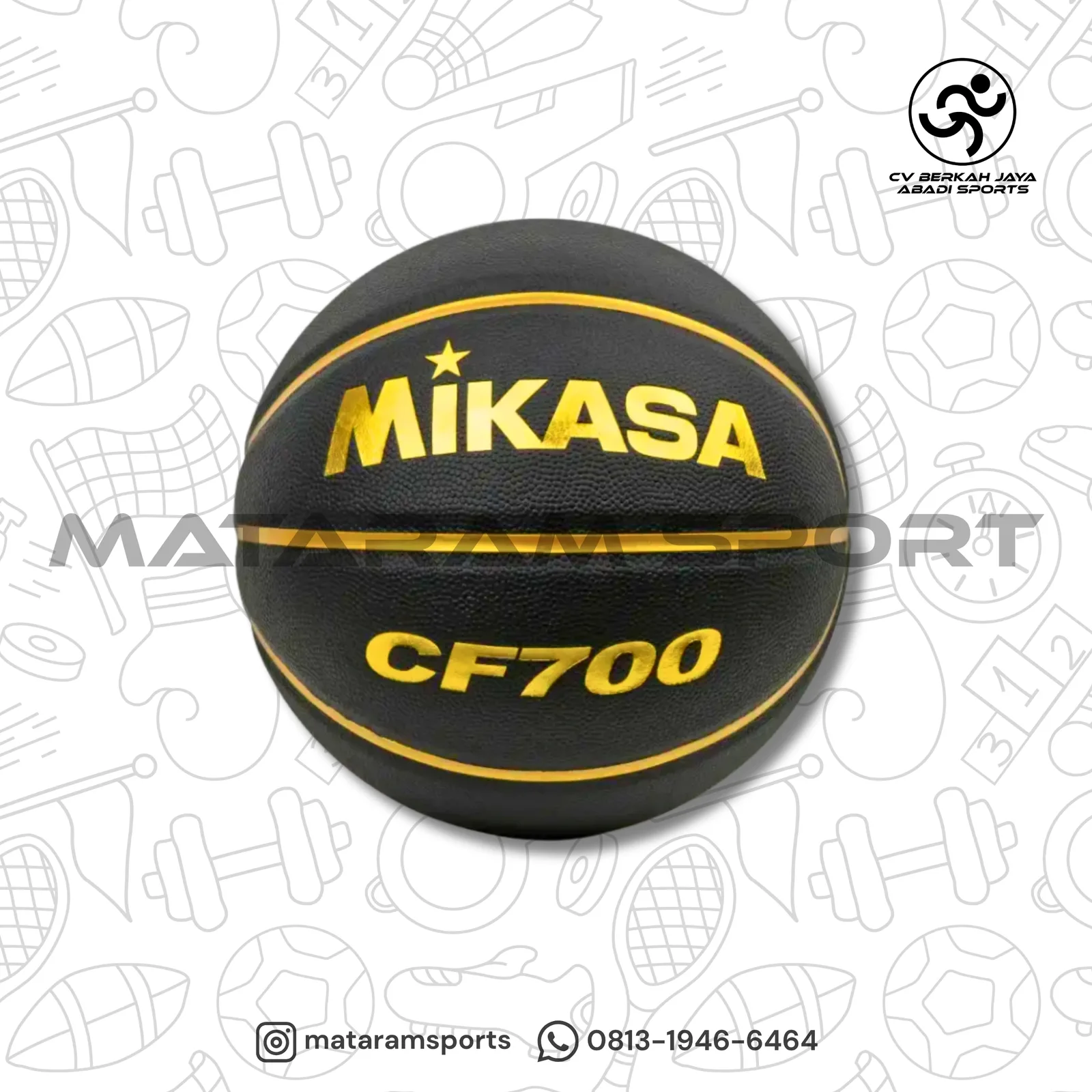 Bola Basket Mikasa CF 700