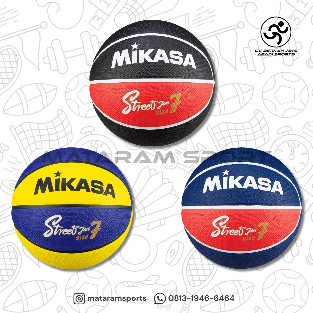 Bola Basket Mikasa Street Jam 7