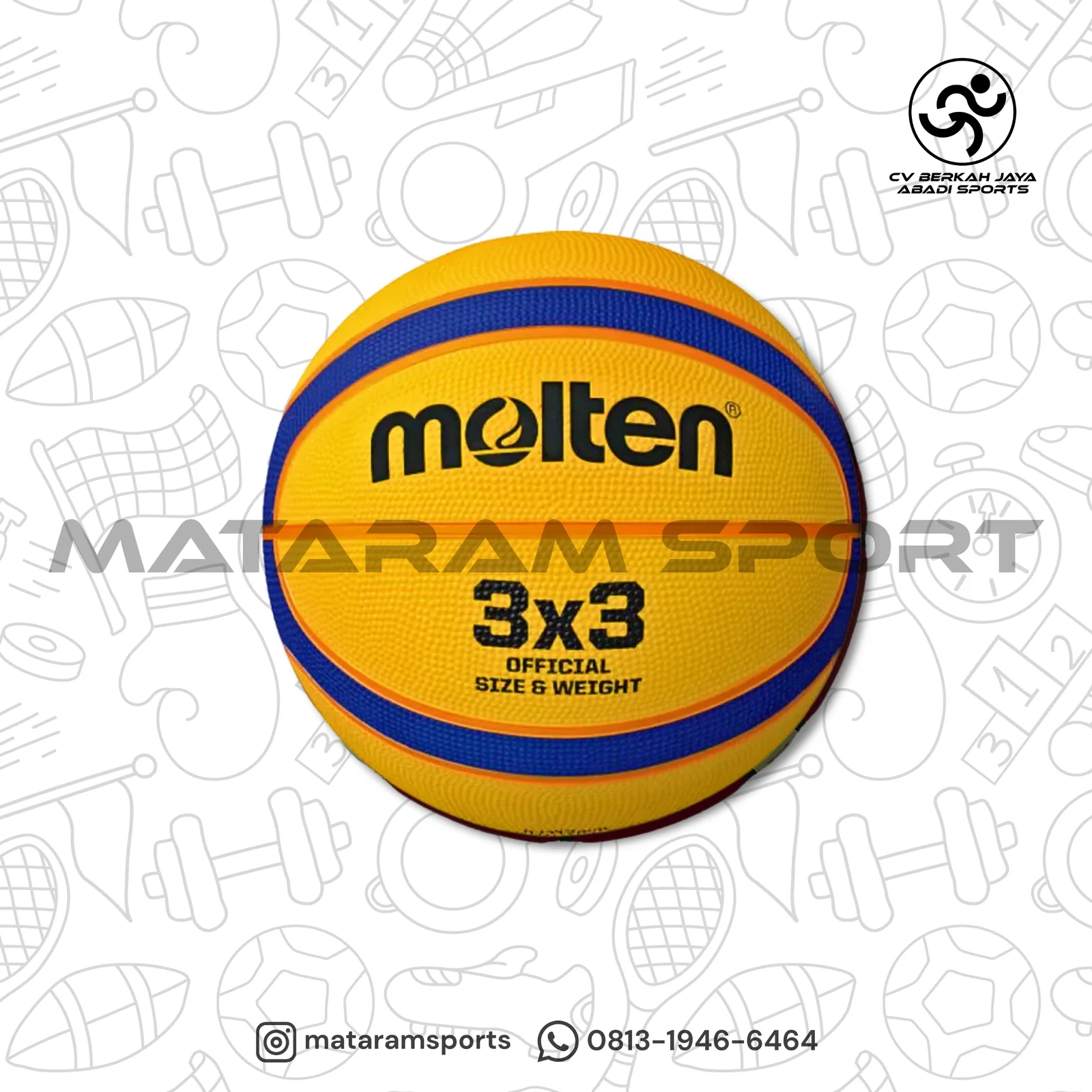 Bola Basket Molten 3x3 - B33T2000
