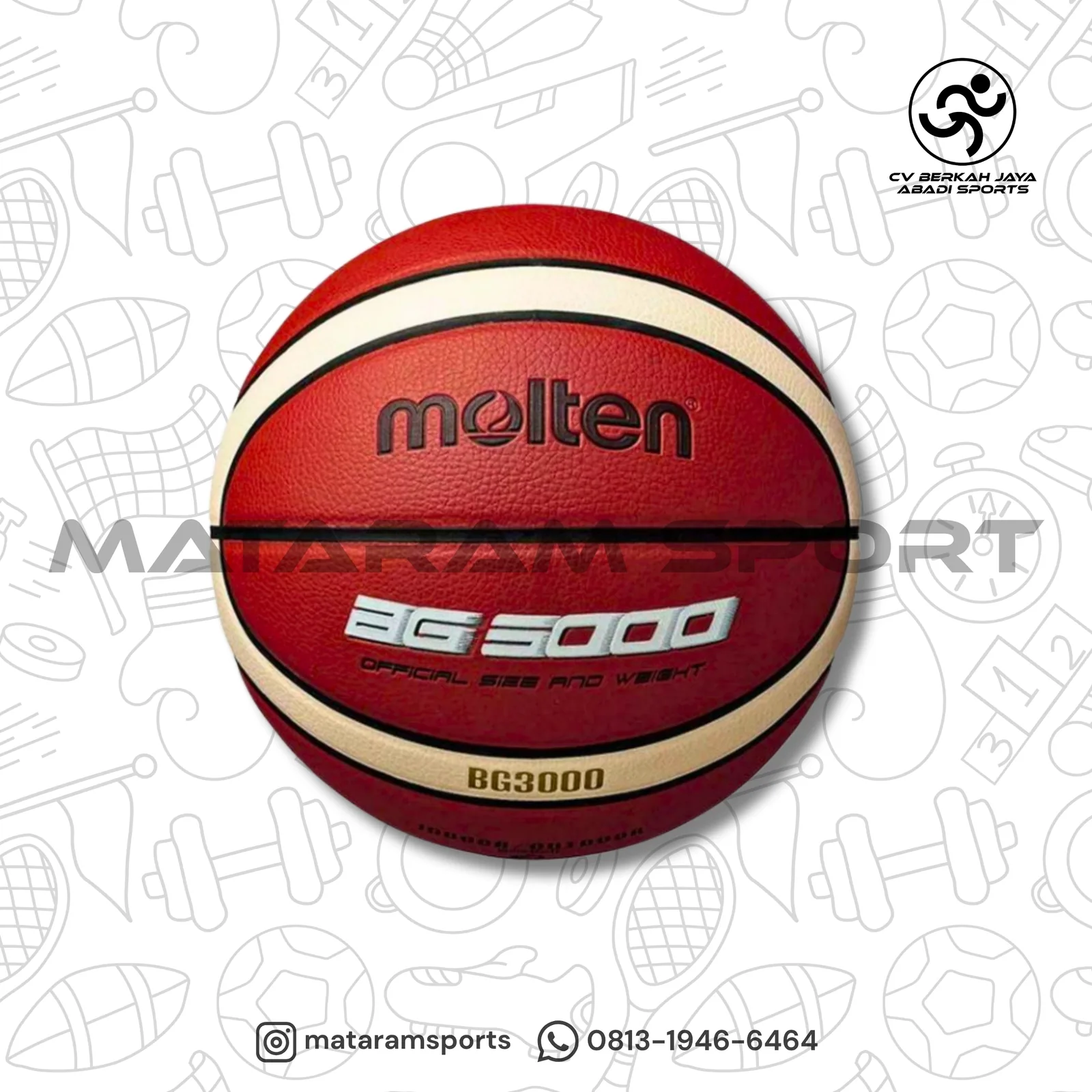 Bola Basket Molten BG 3000