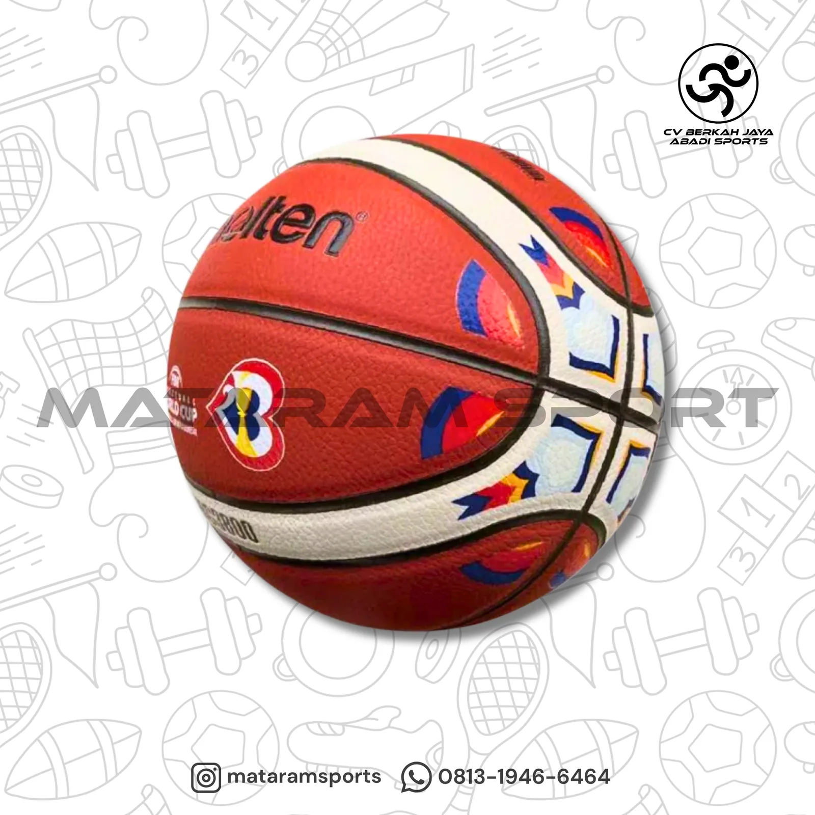 Bola Basket Molten BG 3800 Word cup 2