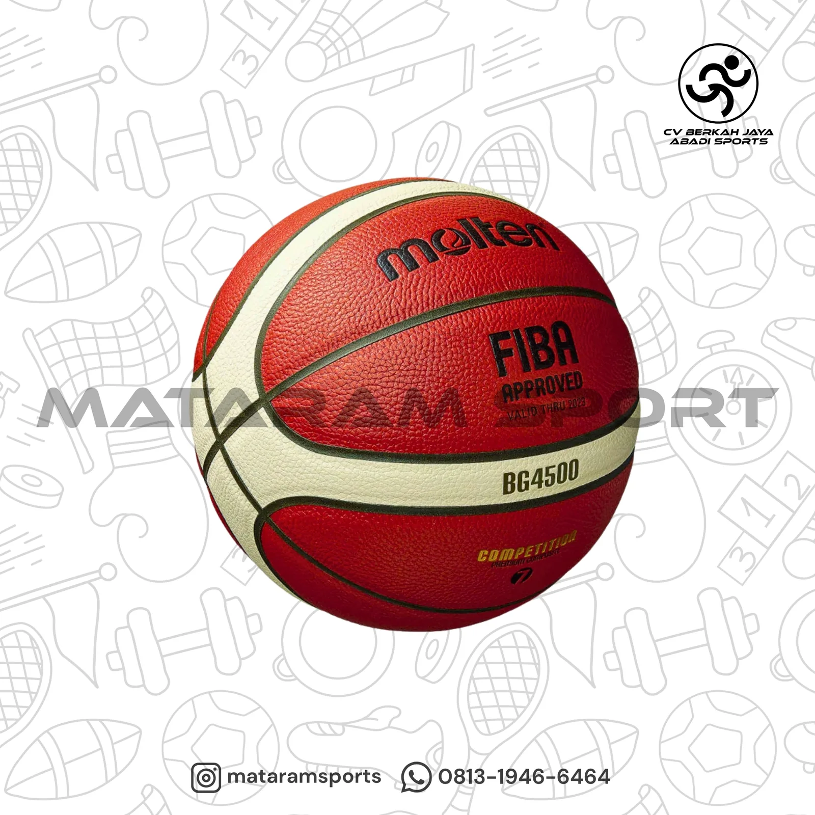 Bola Basket Molten BG 4500 2