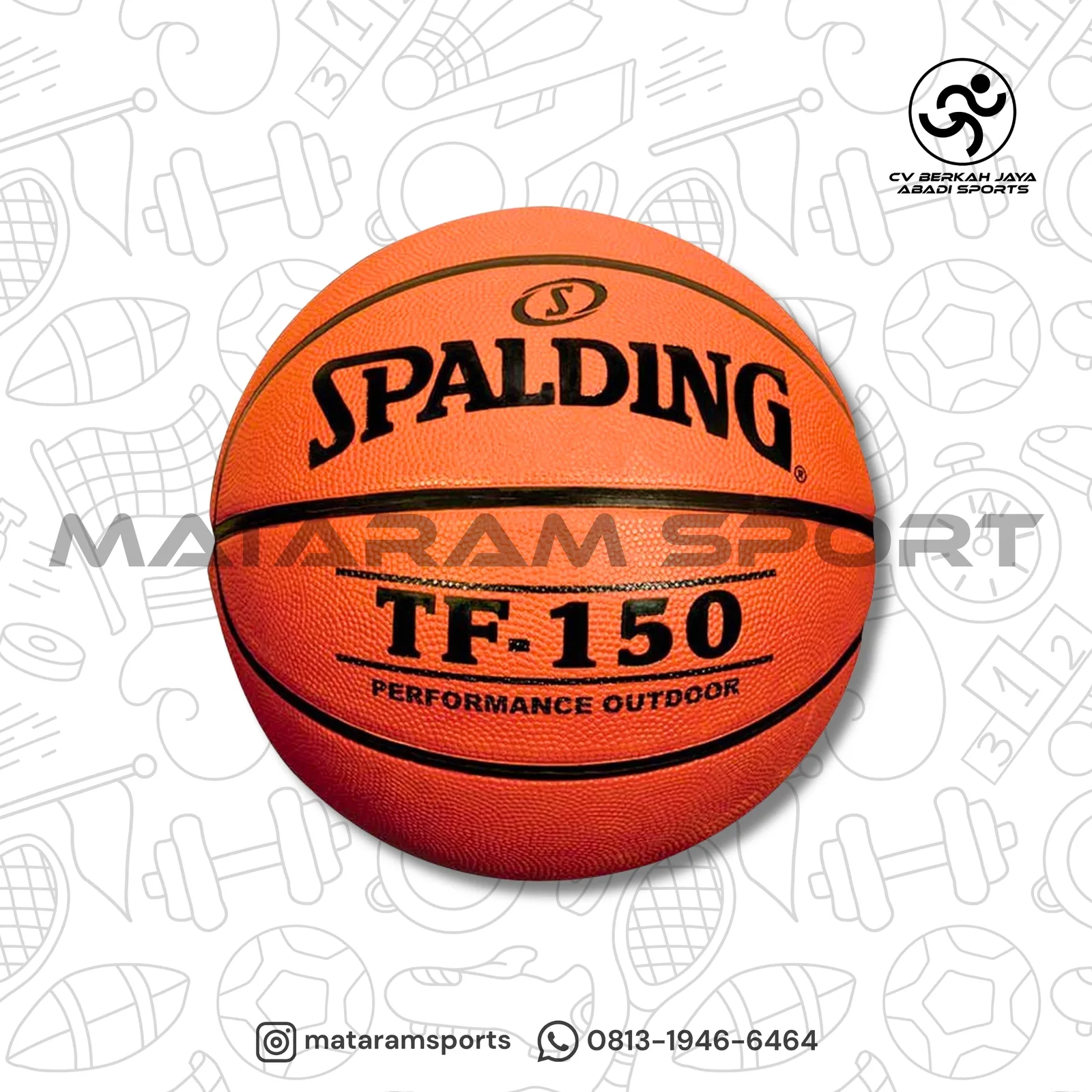 Bola Basket Spalding TF 150 Size 7