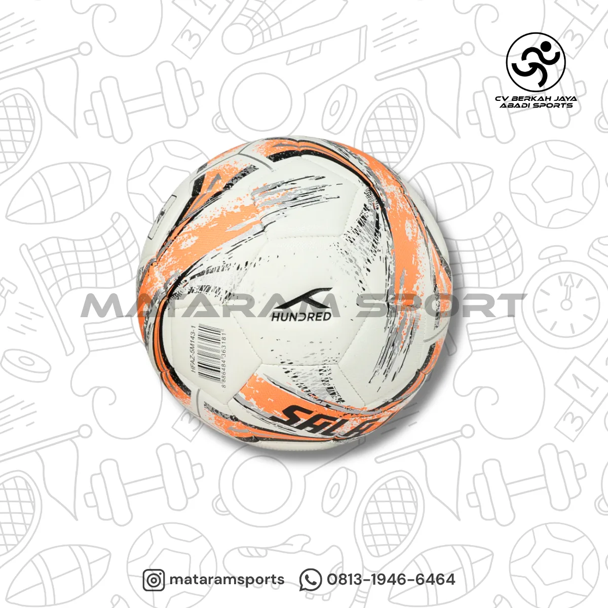 Bola Futsal Hundred Sala 10 2