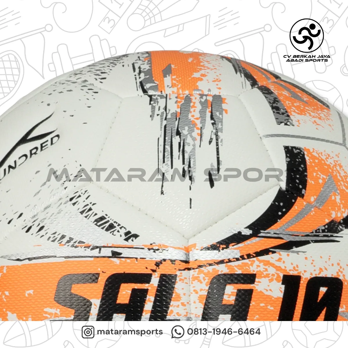 Bola Futsal Hundred Sala 10 3