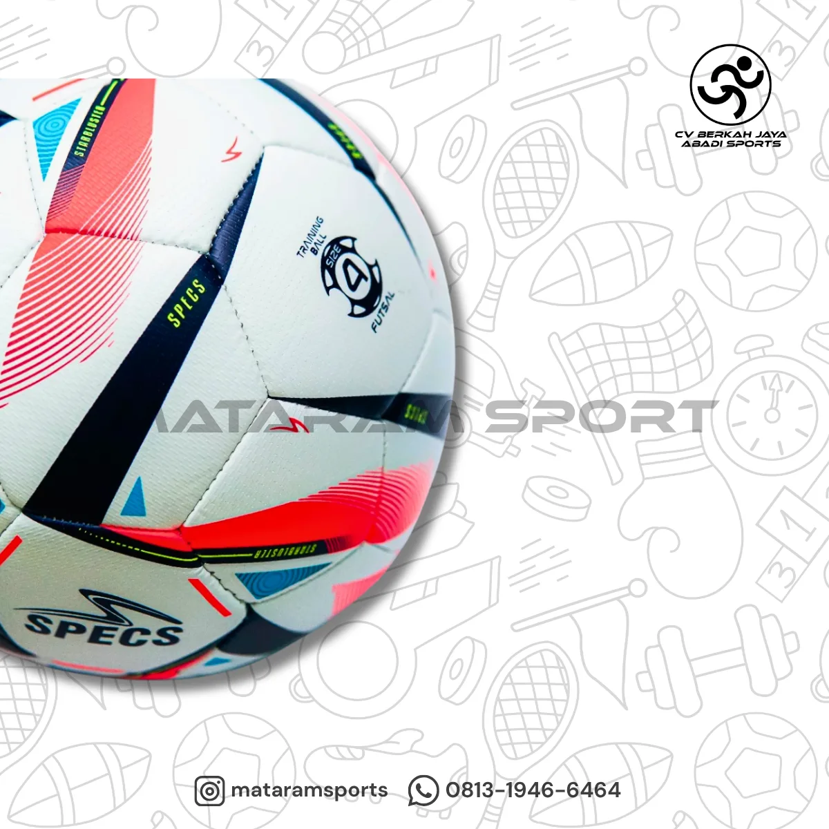 Bola Futsal Specs Starbluster 3