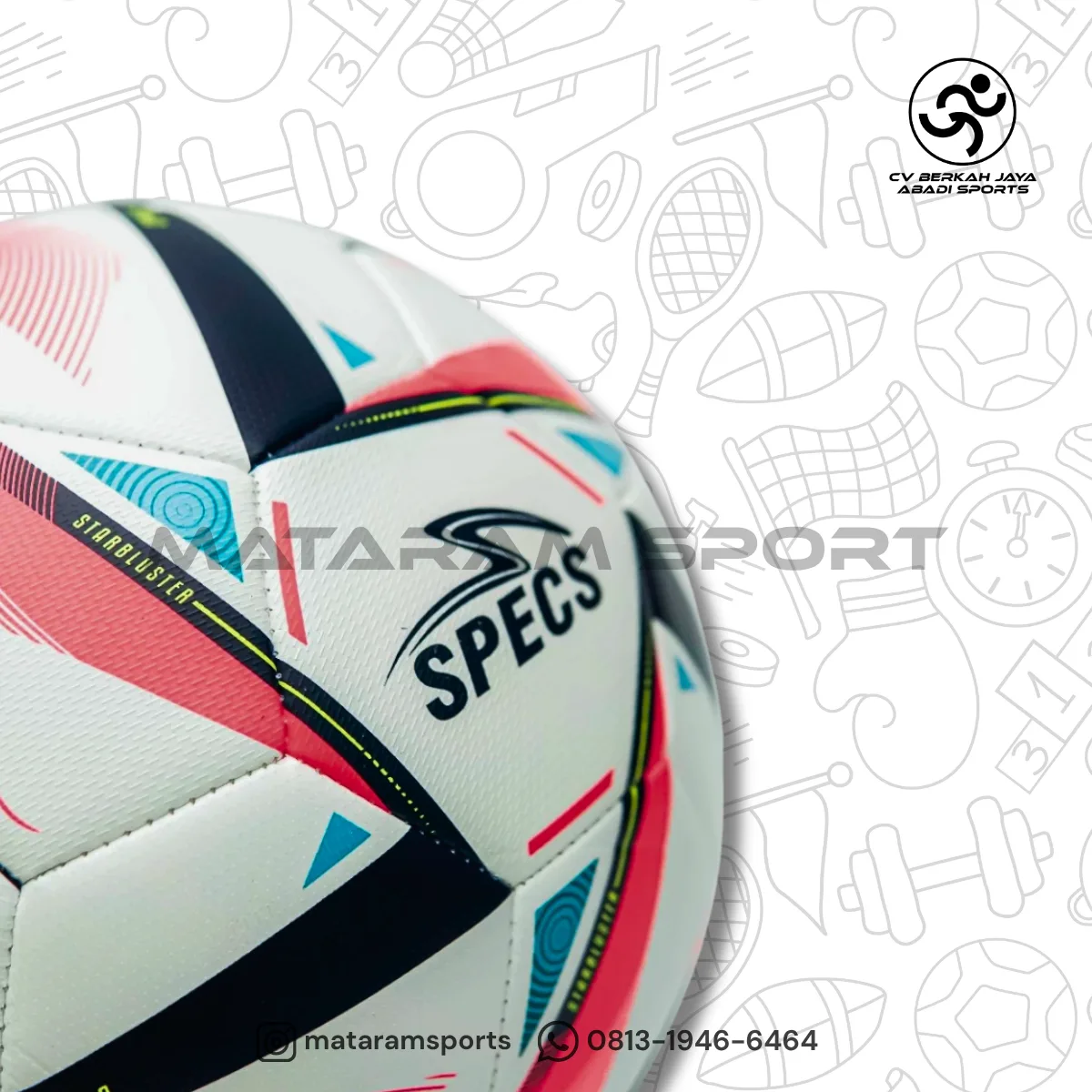 Bola Futsal Specs Starbluster 2