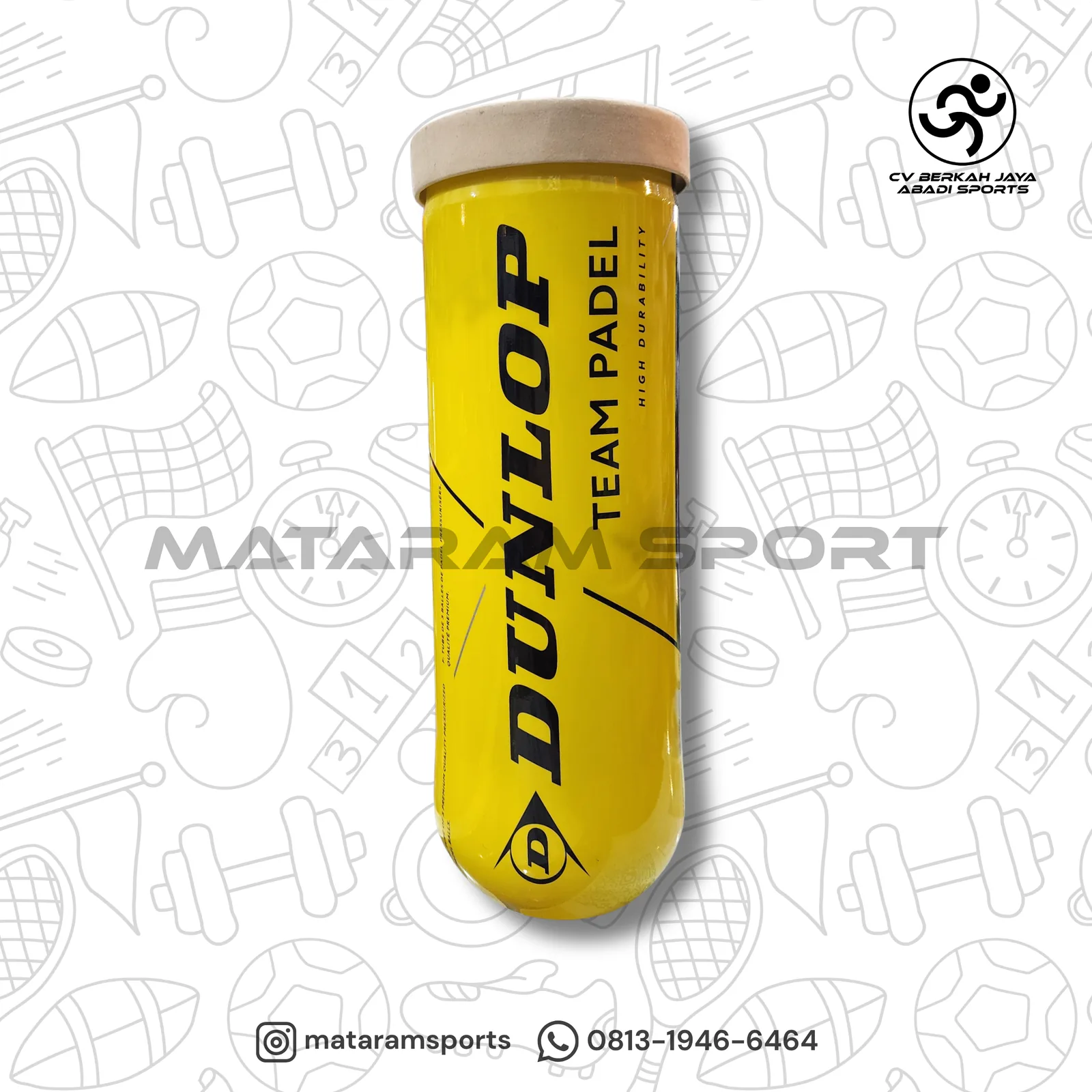 Bola Padel Dunlop Pro Padel / Team Padel Isi 3 3