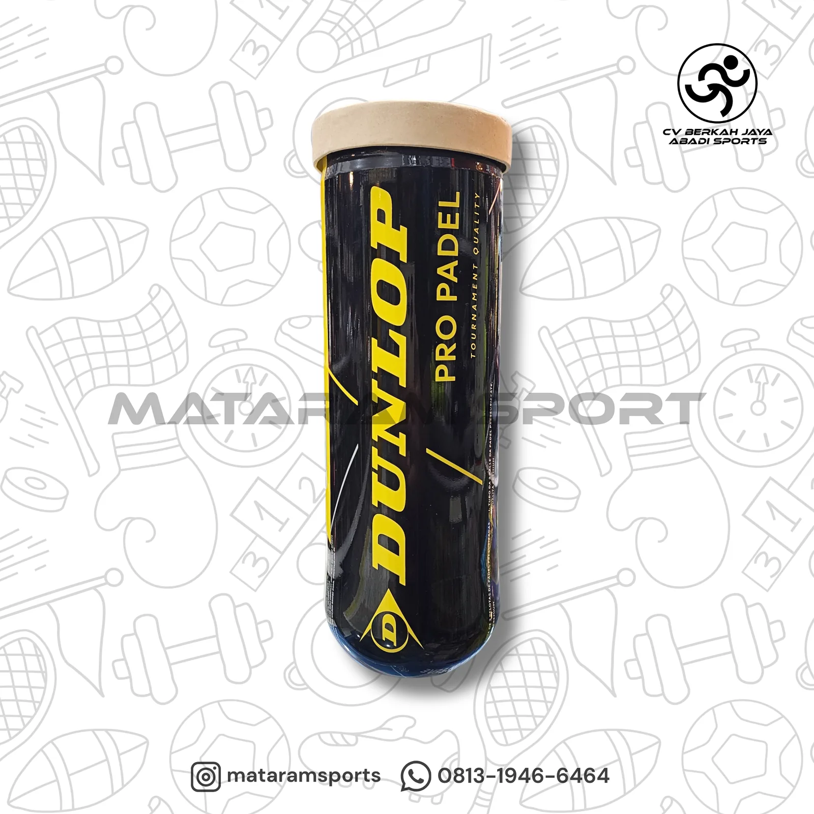 Bola Padel Dunlop Pro Padel / Team Padel Isi 3 4