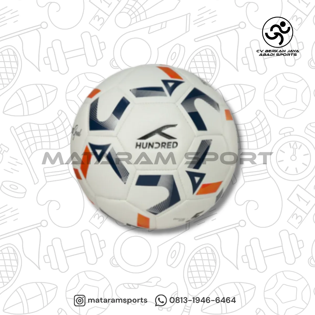 Bola Sepak Hundred Italia Goal Size 5