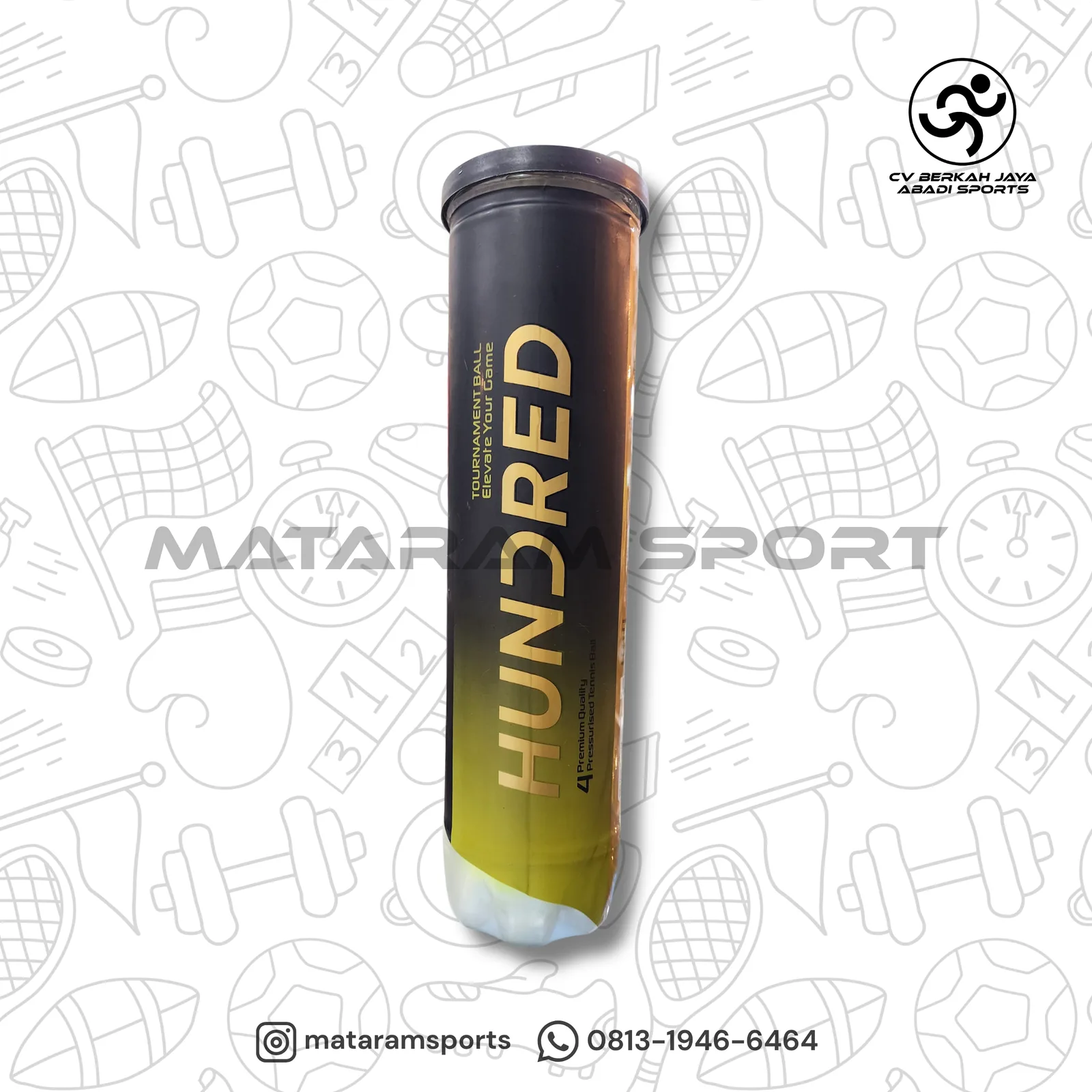 Bola Tenis Hundred Matchpoint Elite Isi 4