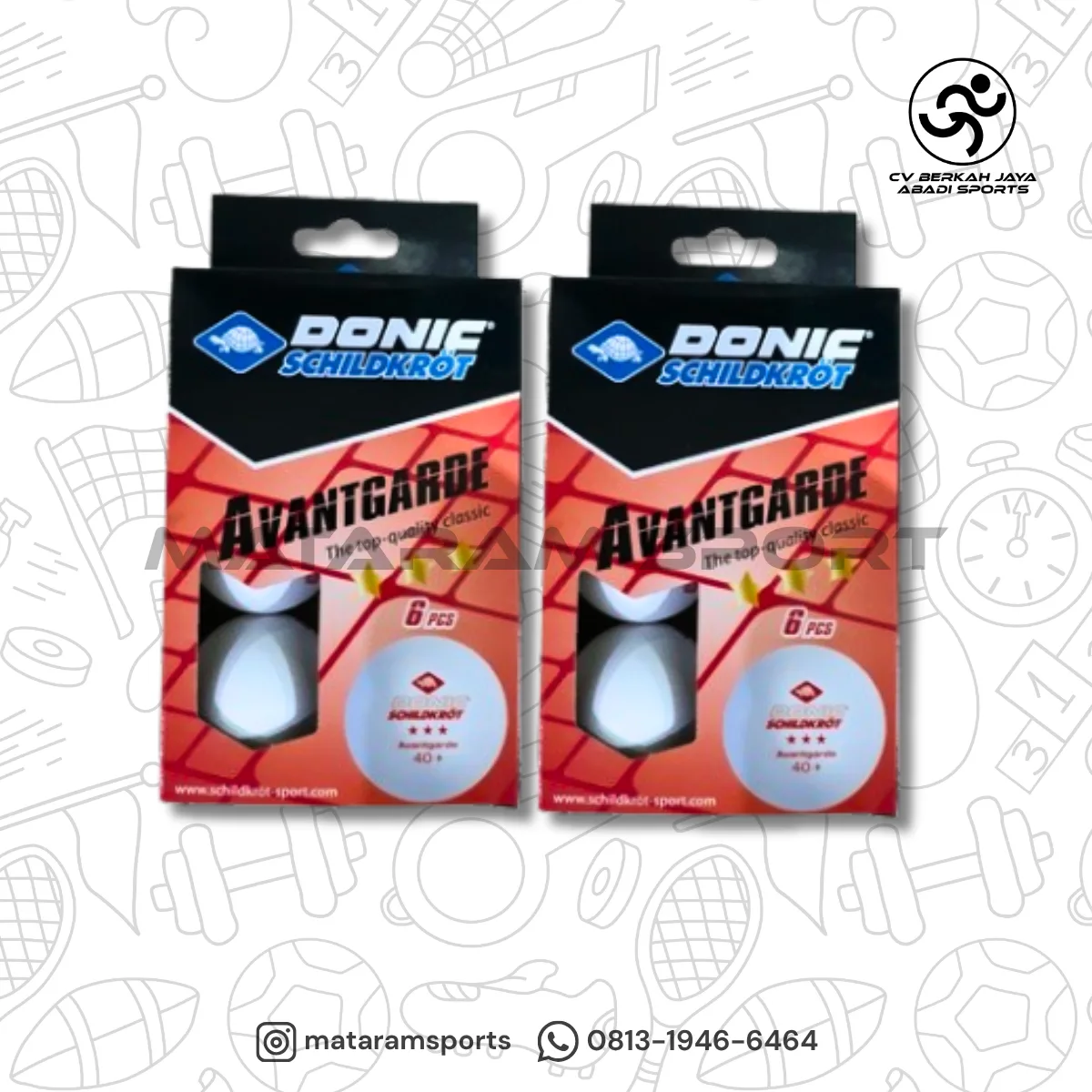 Bola Tenis Meja Donic Schildkröt Avantgarde 40+