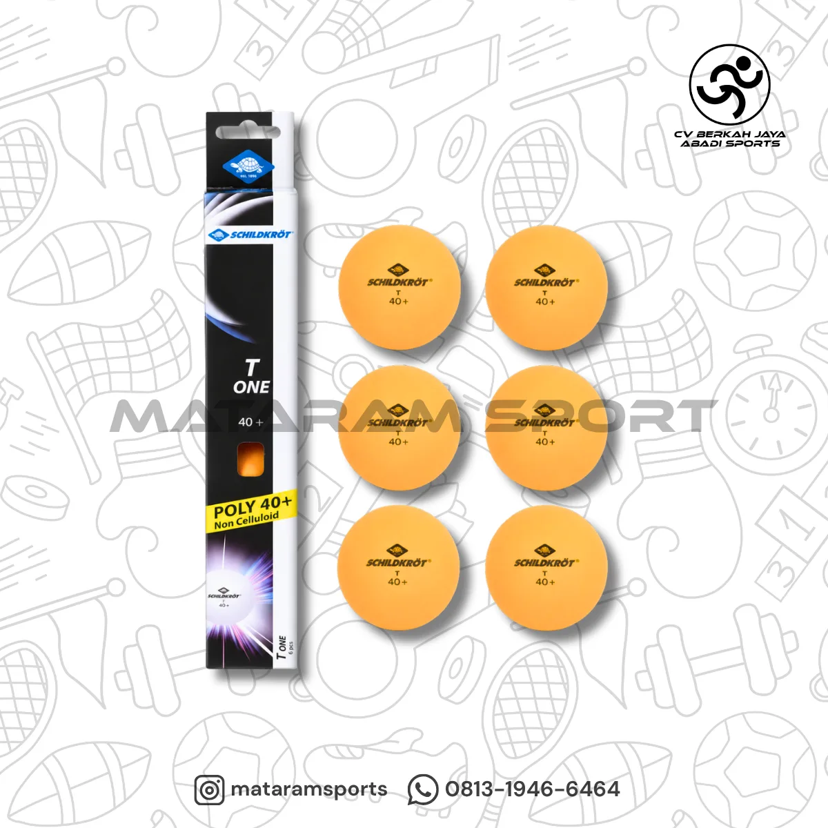 Bola Tenis Meja Donic Schildkröt T One 40+ 2