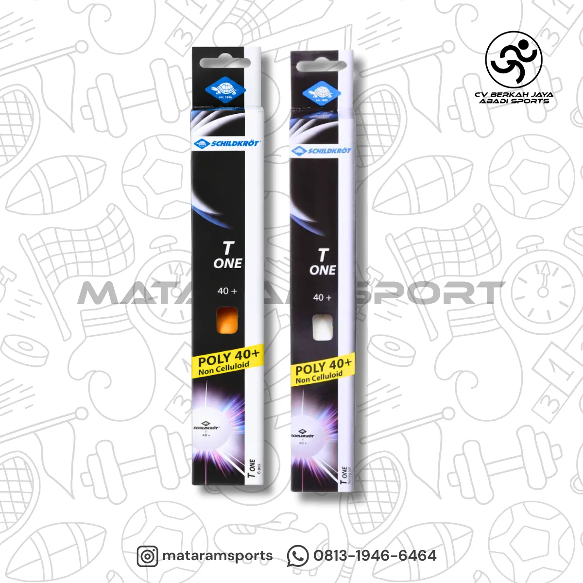 Bola Tenis Meja Donic Schildkröt T One 40+