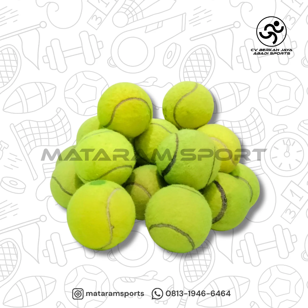 Bola Tenis Second/Bola Tenis Bekas