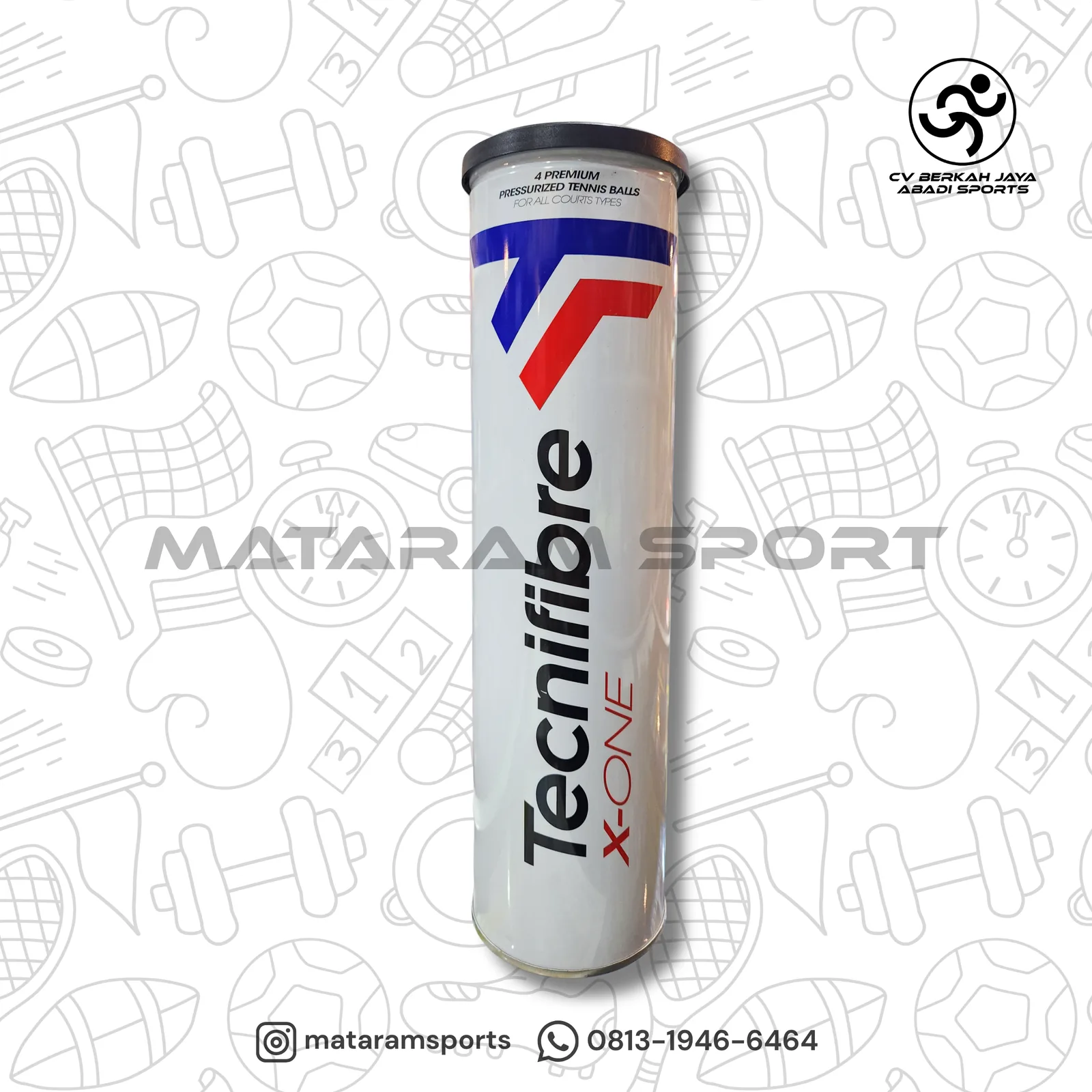 Bola Tenis Tecnifibre X-One