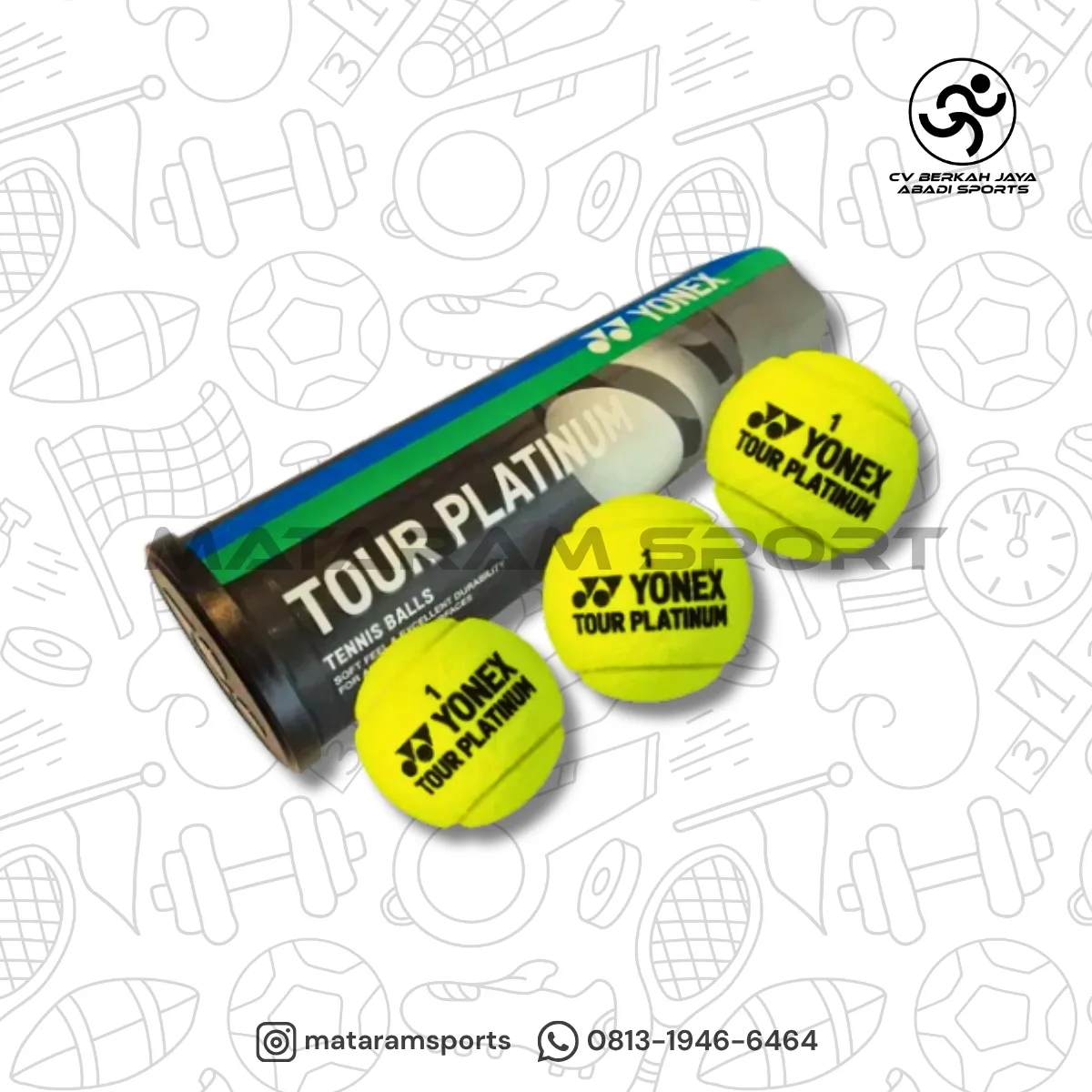 Bola Tenis Yonex Tour Platinum 2